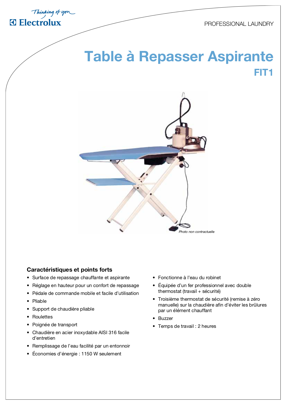 ELECTROLUX FIT1 User Manual