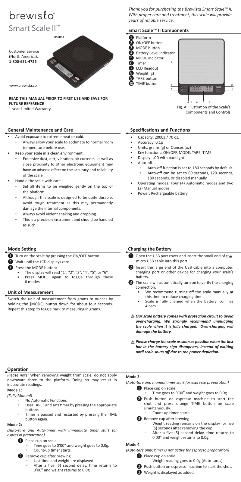 Brewista BSSRB2 User guide - ManualMachine.com