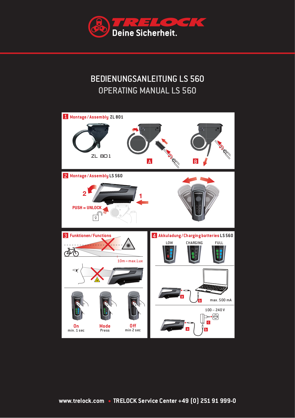 Trelock LS 560 User Manual