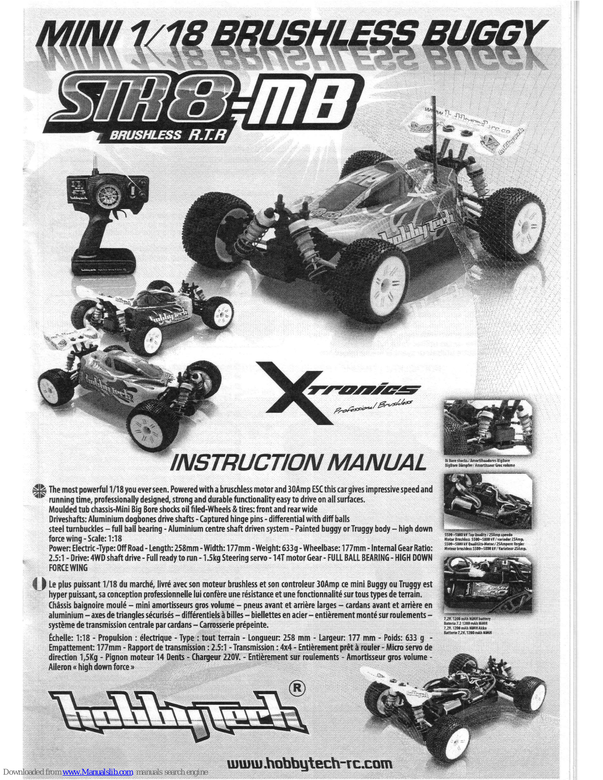 Hobbytech STR8-MB Instruction Manual - ManualMachine.com