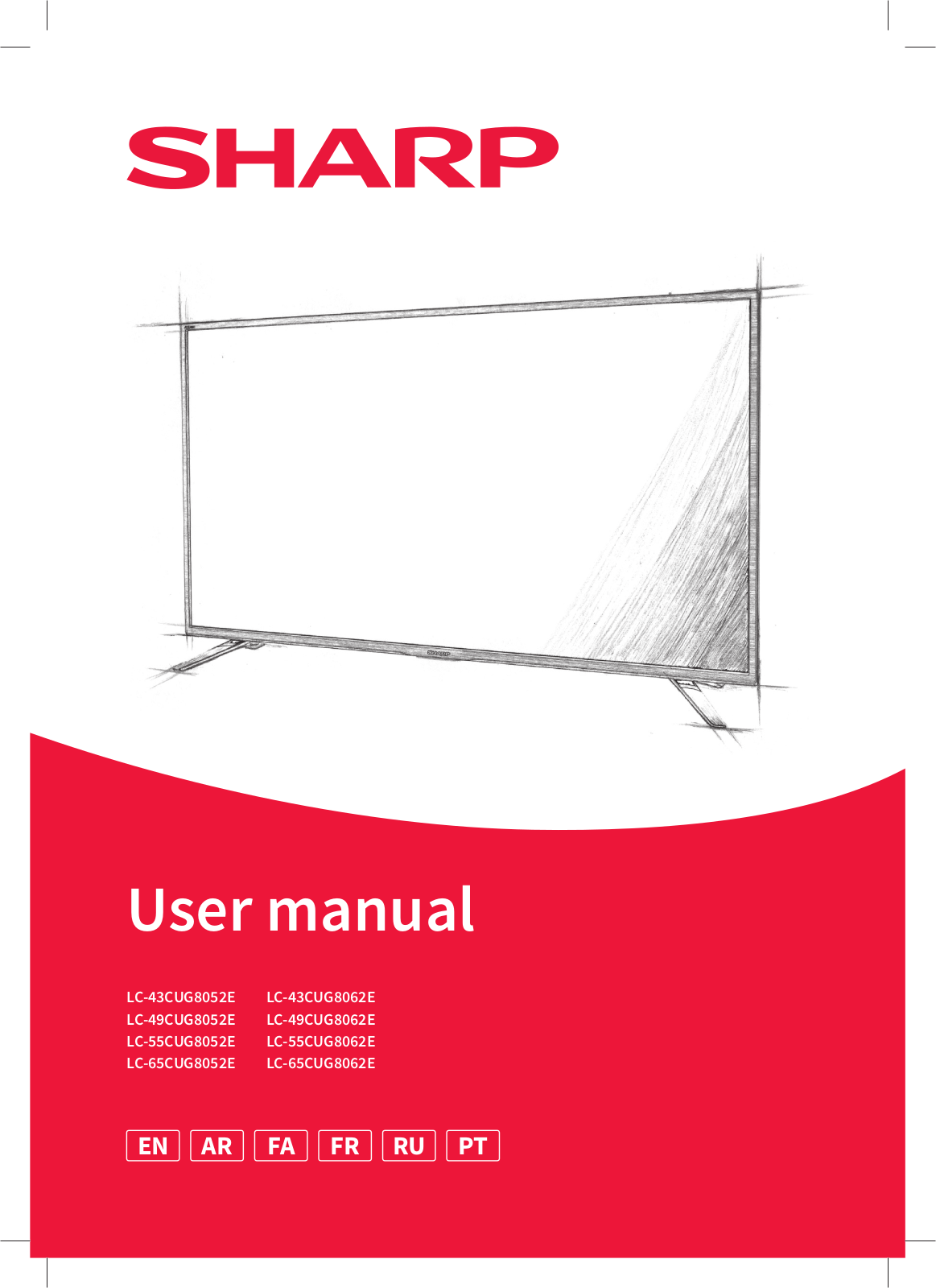 Sharp LC 55CUG8062E User Manual