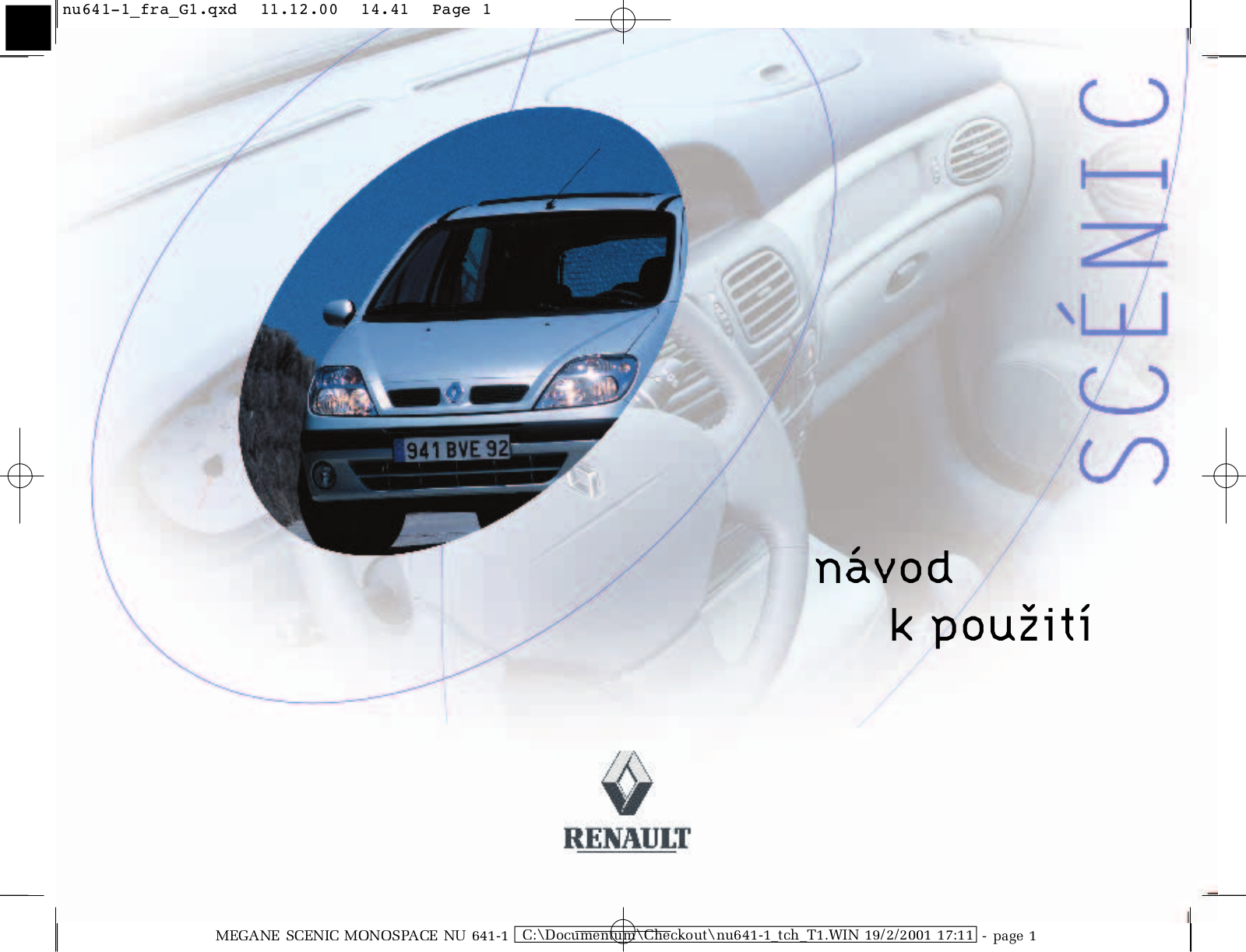 Renault Scénic 2000 User Manual