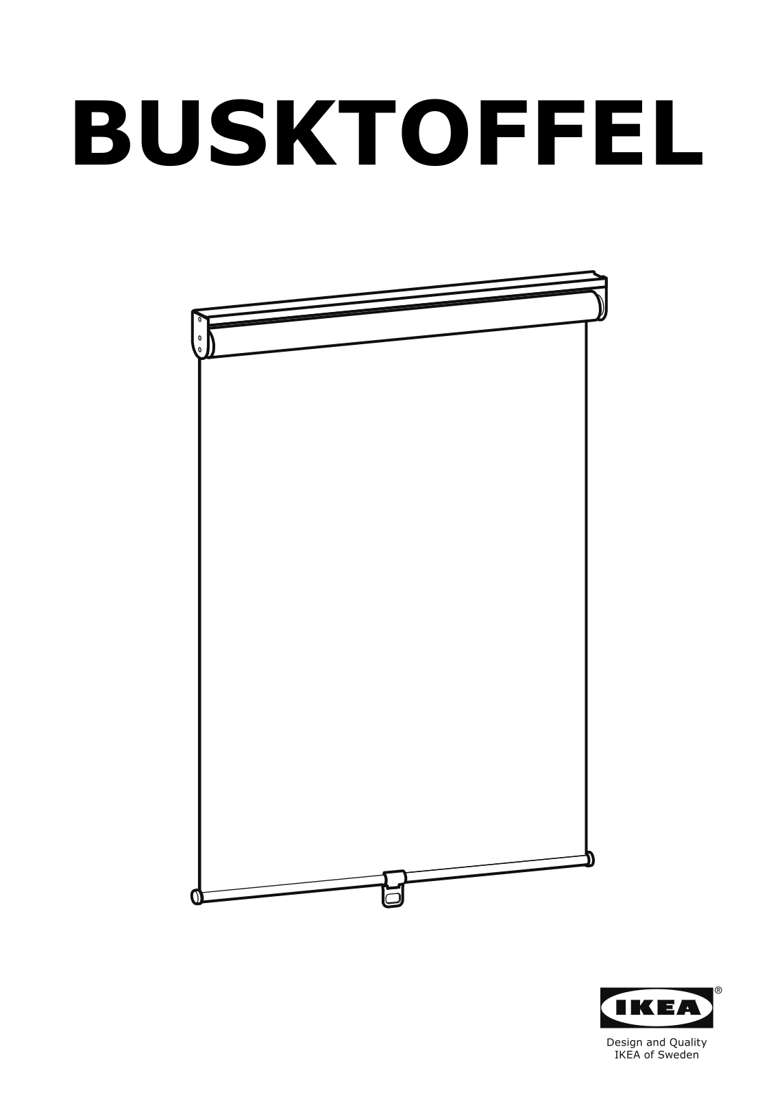 IKEA BUSKTOFFEL User Manual