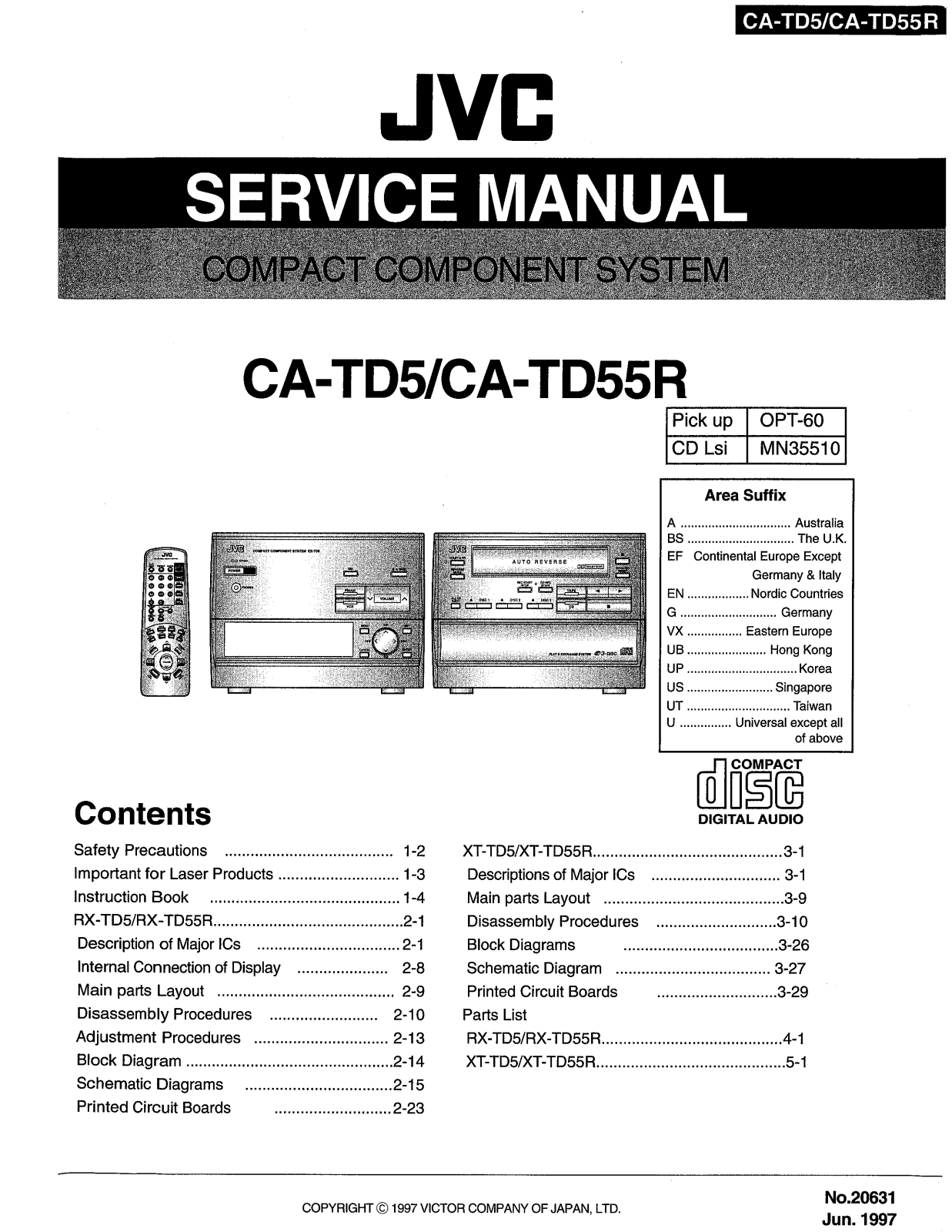 JVC CATD-5, CATD-55-R Service manual