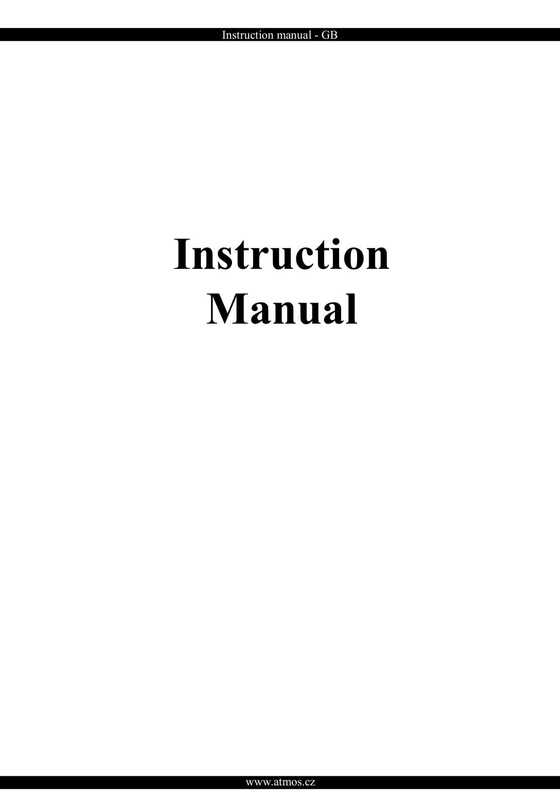 Atmos DC50GSX, DC60GSX, DC70GSX User guide - ManualMachine.com