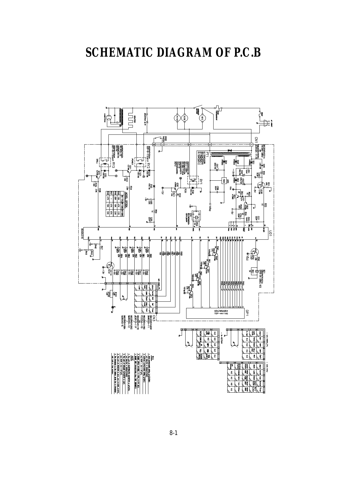 LG P.C.B Diagram