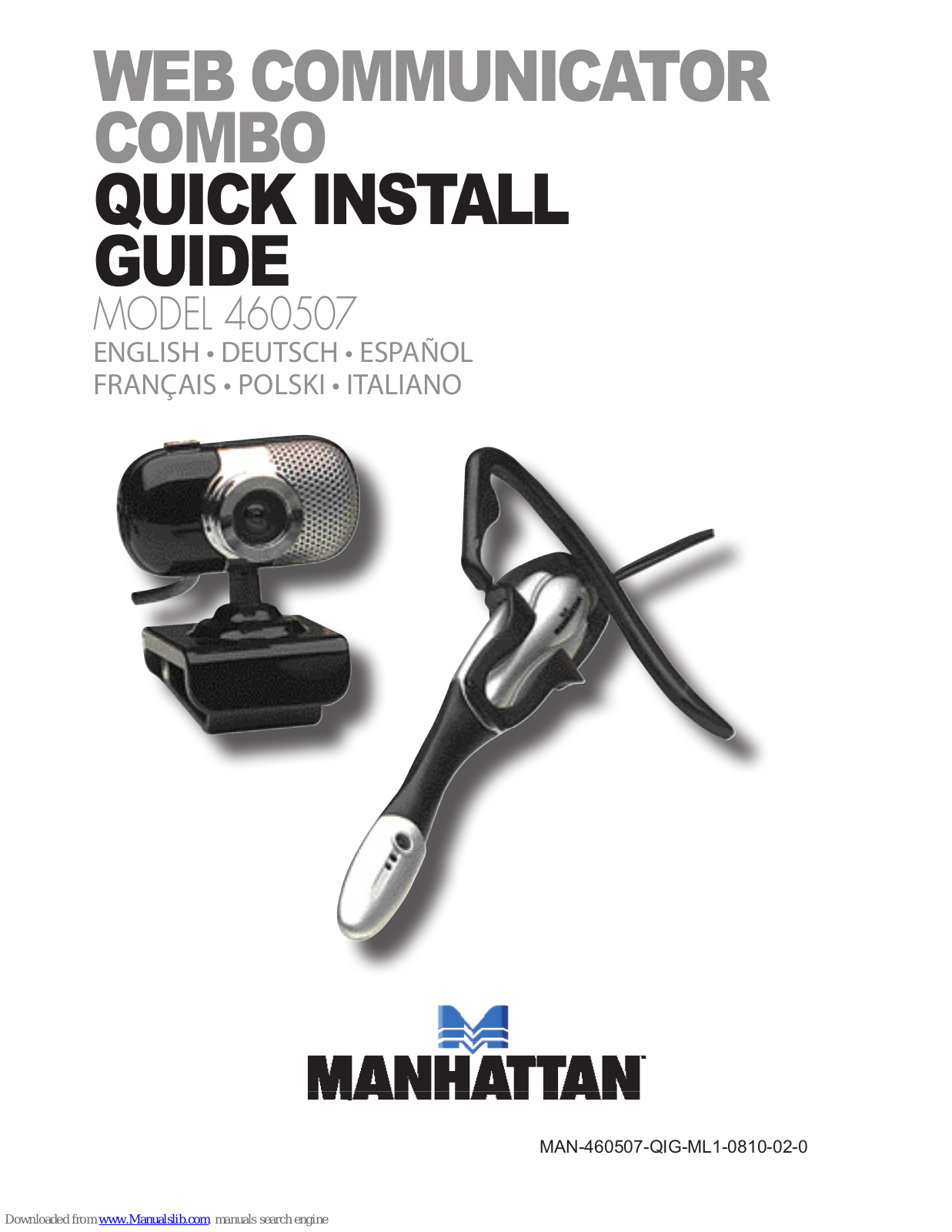 Manhattan 460507 Quick Install Manual - ManualMachine.com