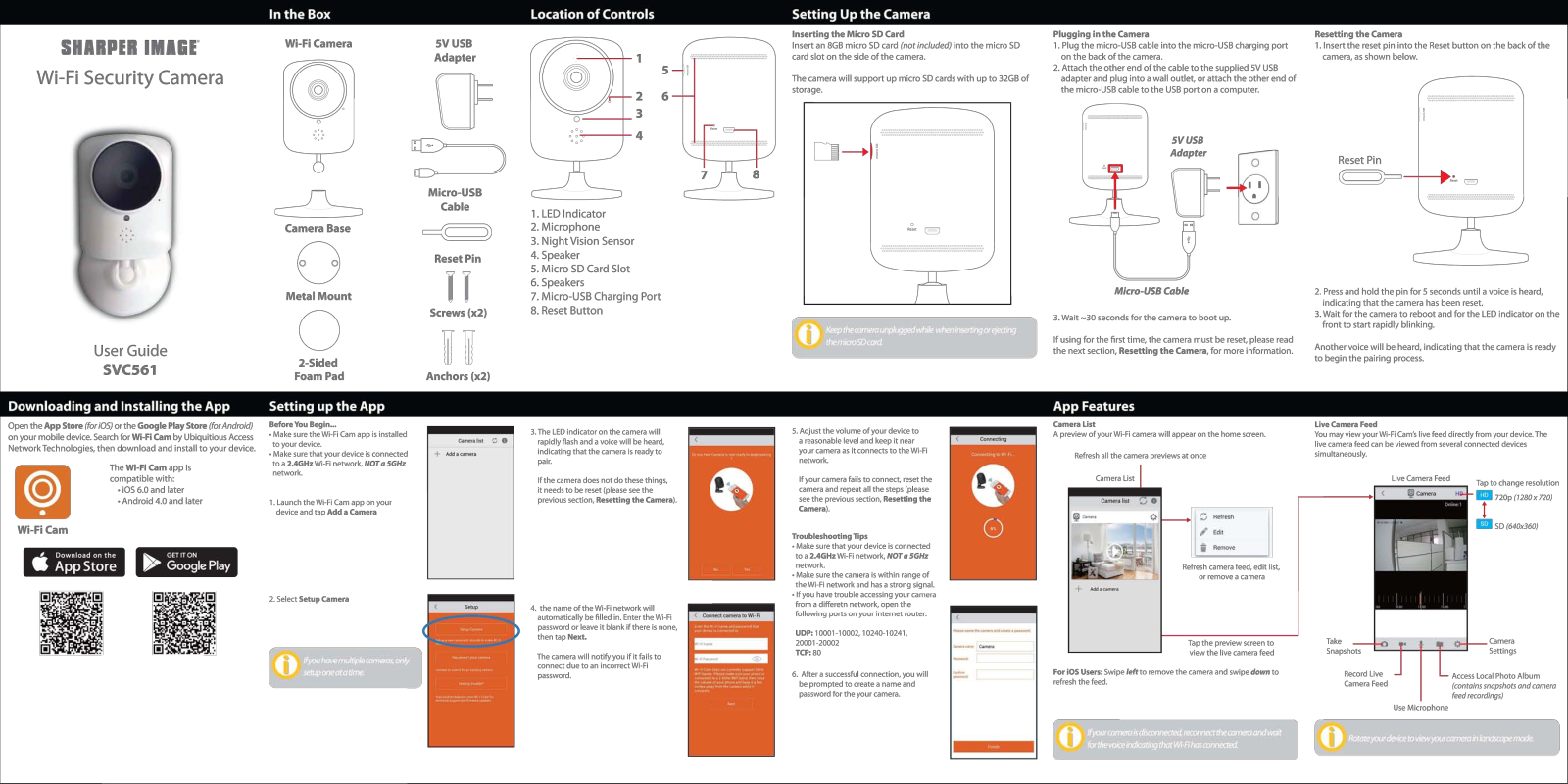 Sharper image SVC561 User Manual