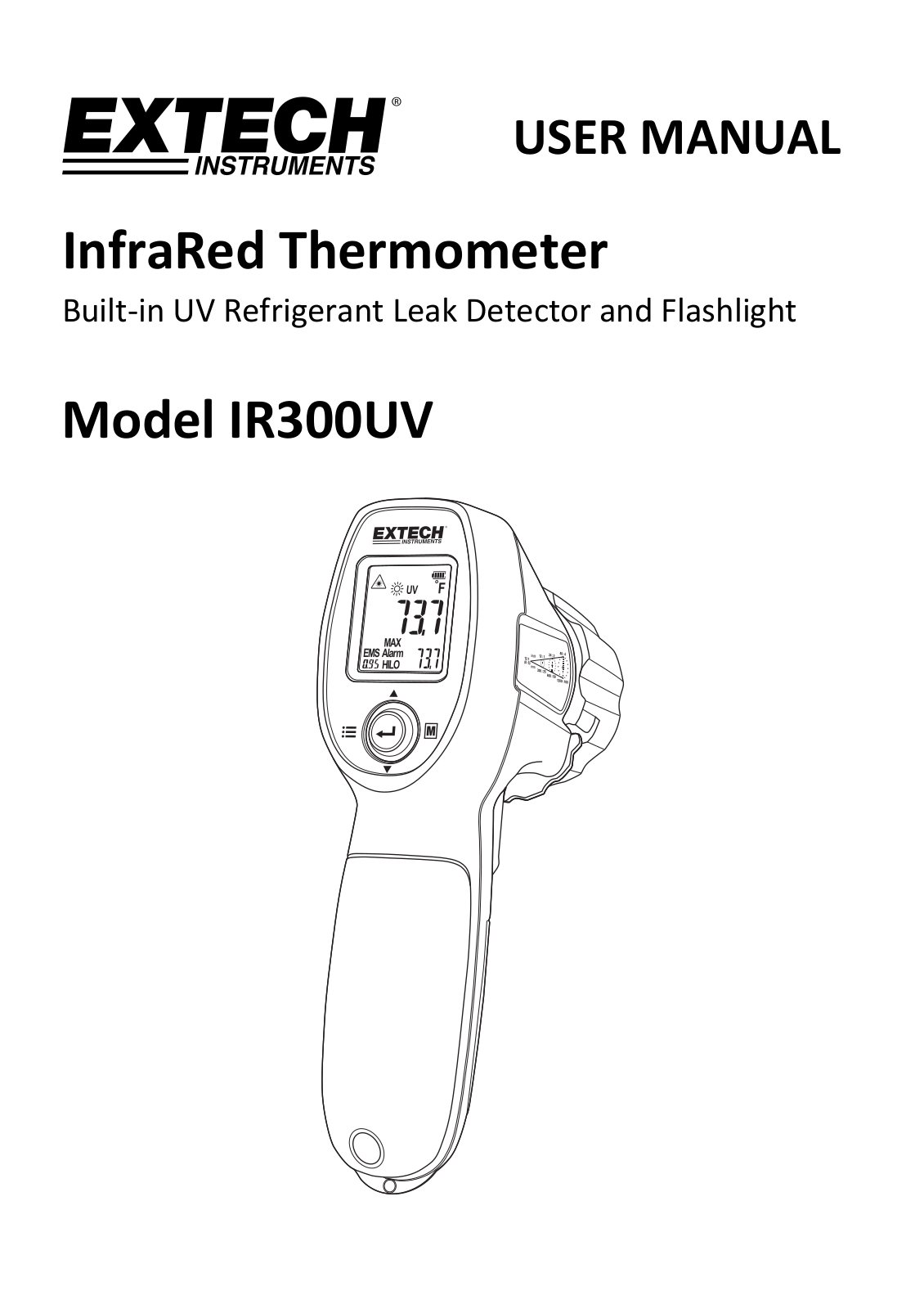 Extech IR300UV User Manual