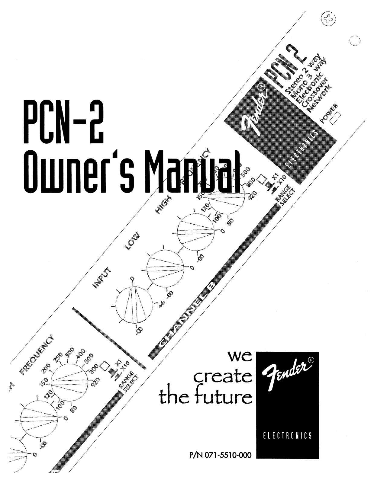 Fender PCN-2 Operation Manual