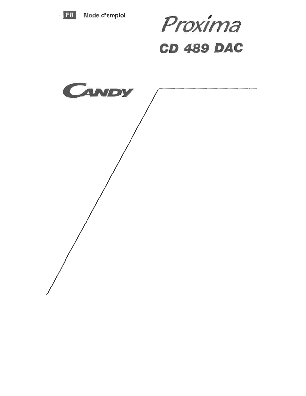 CANDY CD489DAC User Manual