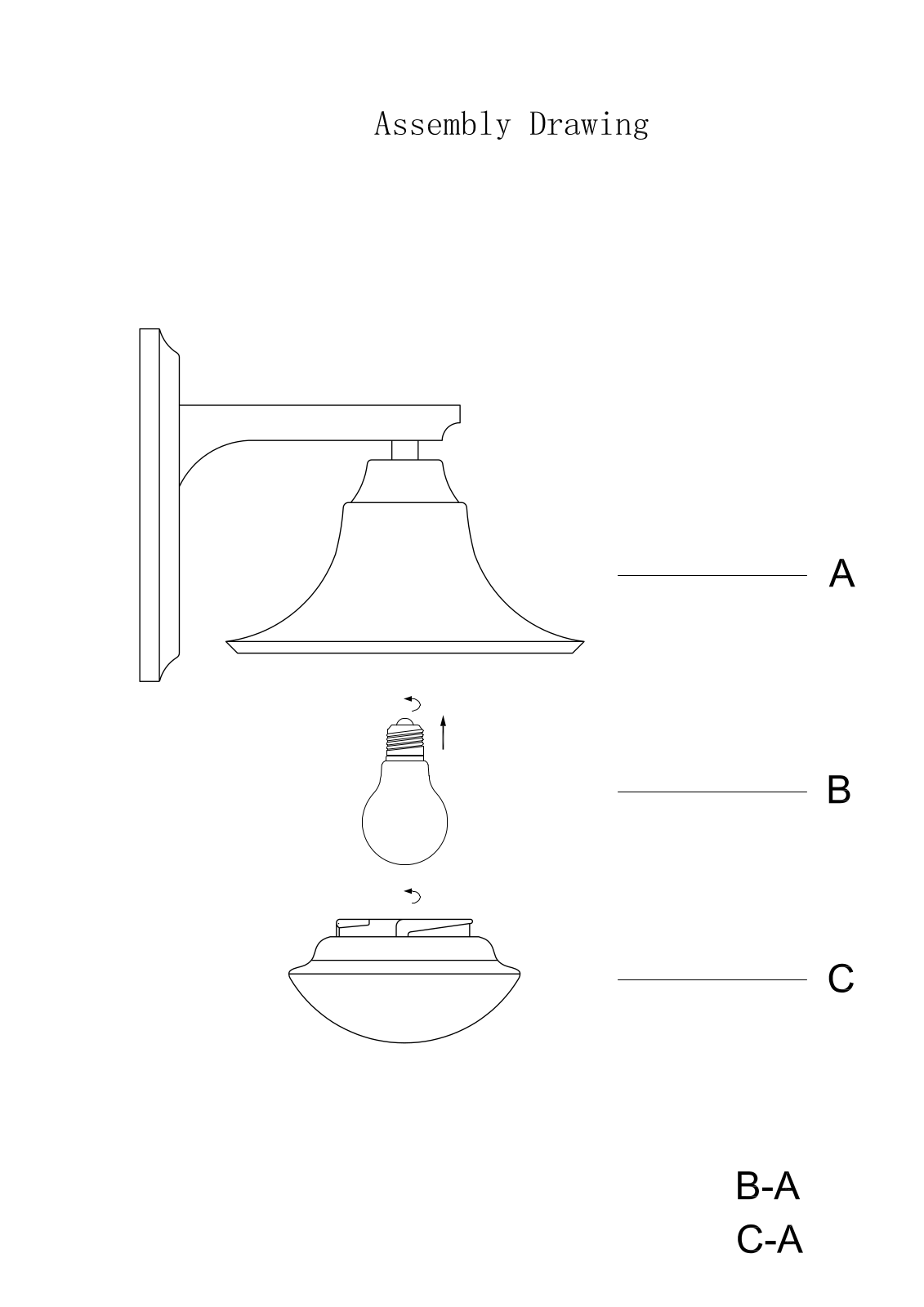 Loon Peak LOON8116 Assembly Drawing - ManualMachine.com
