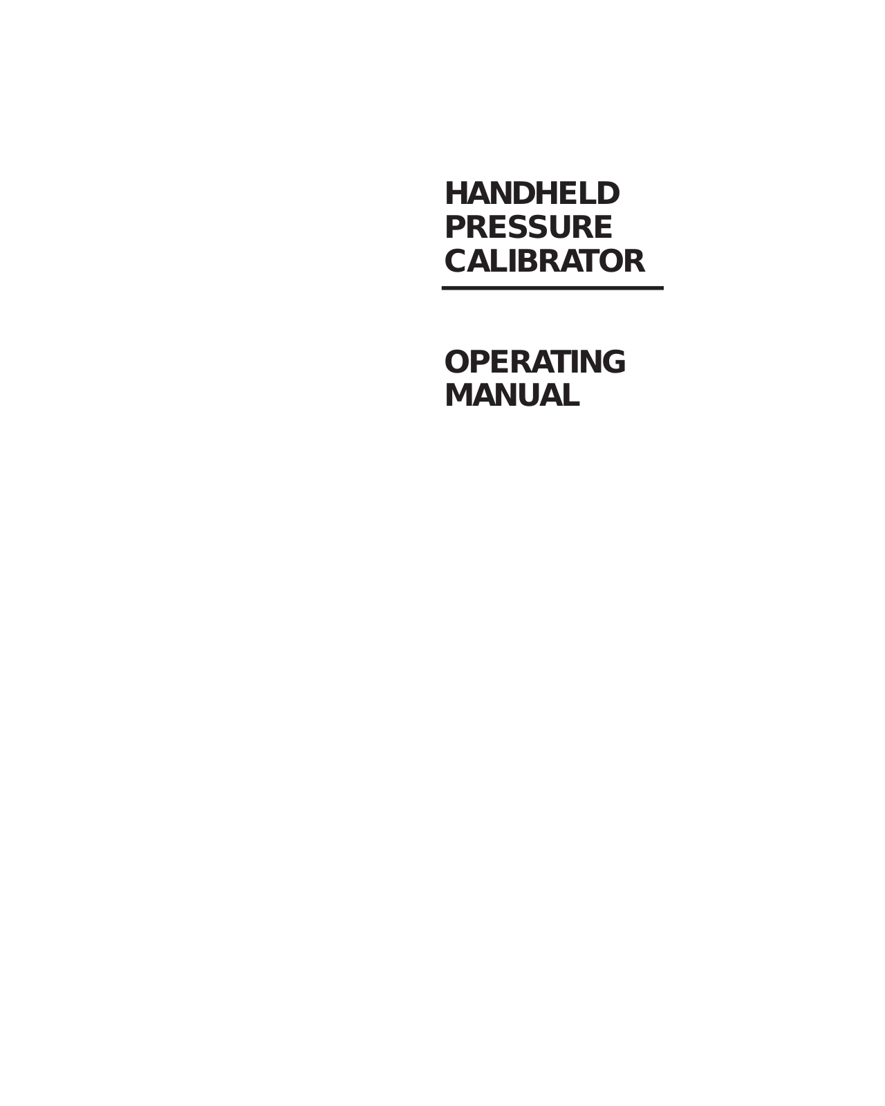 Dwyer Instruments MC Operating Manual