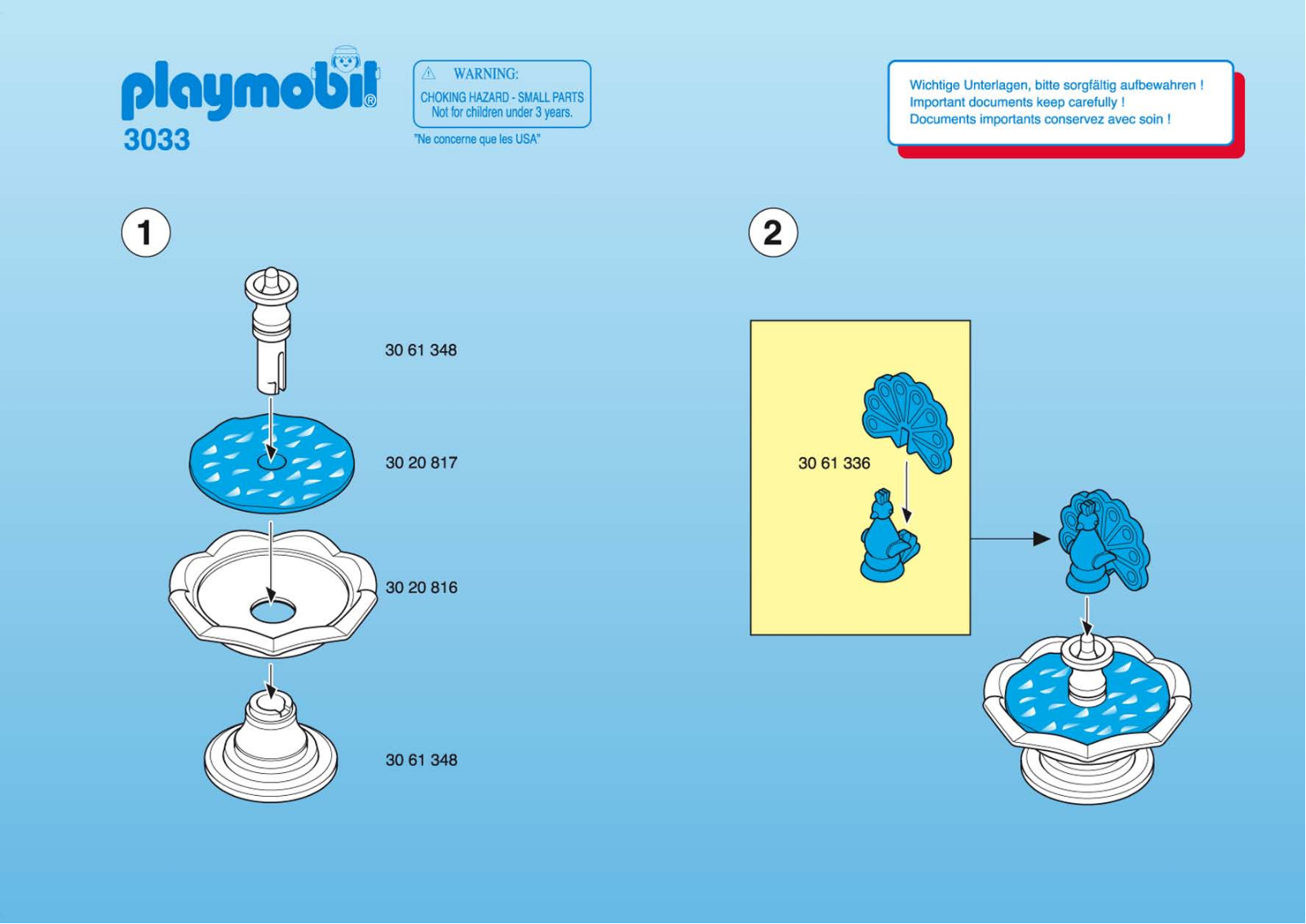 Playmobil 3033 Instructions