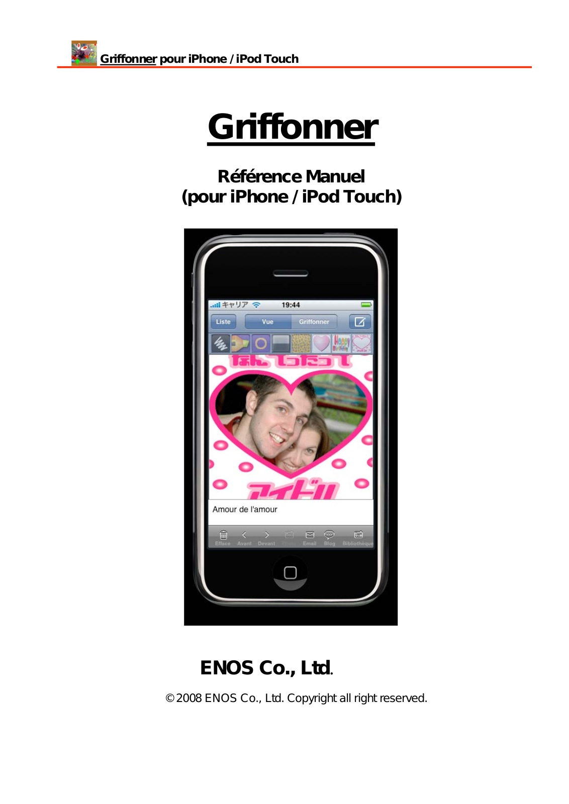 ENOS GRIFFONNER FOR IPHONE AND IPOD TOUCH User Manual - ManualMachine.com