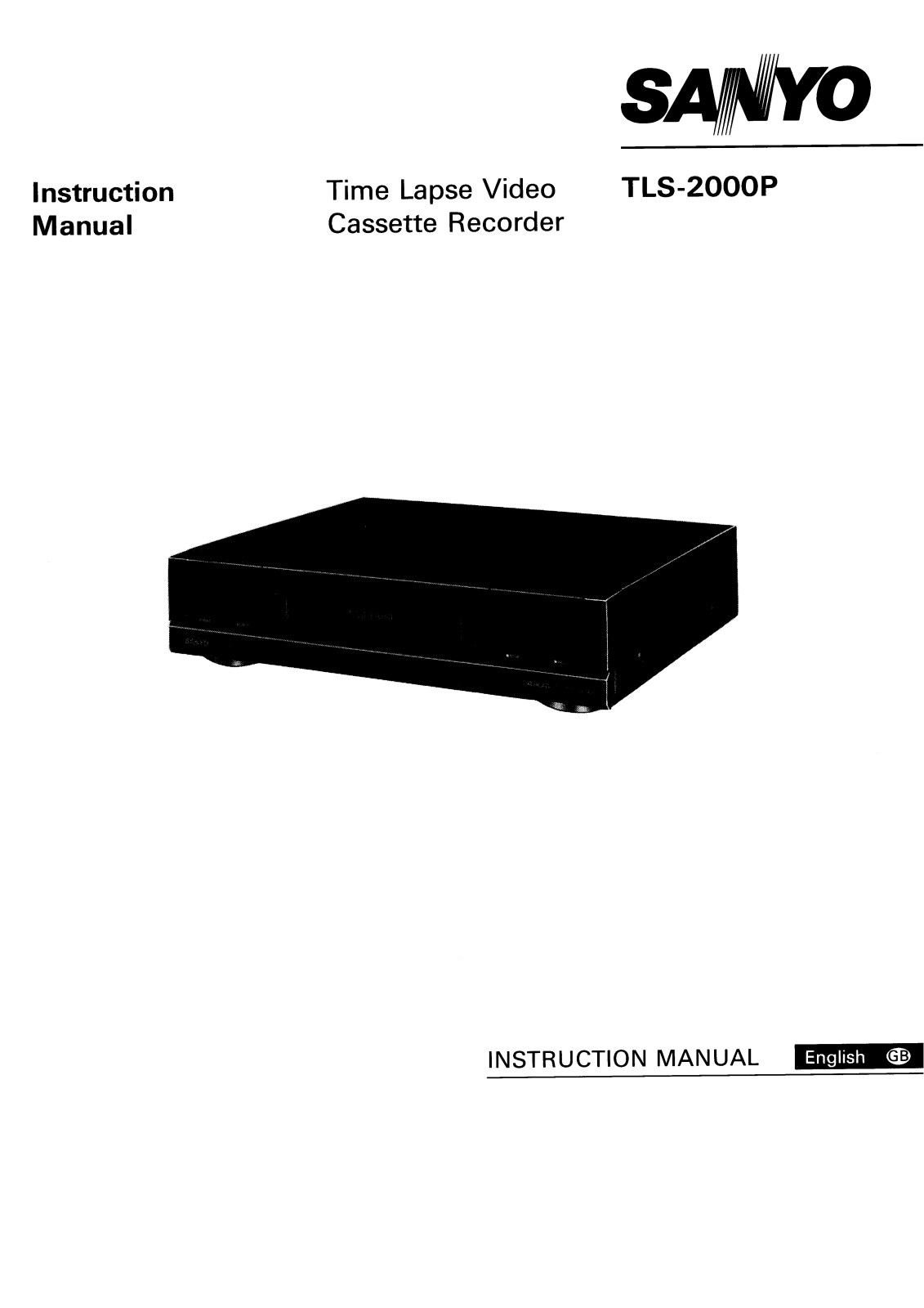 Sanyo TLS-2000P Instruction Manual