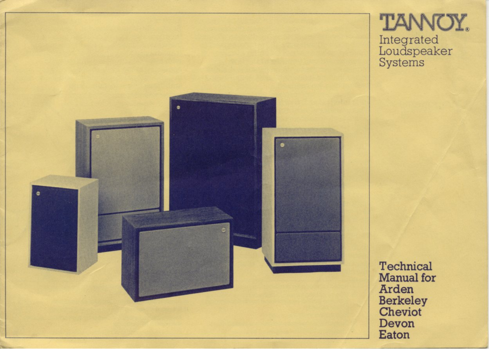 Tannoy Cheviot Owners manual