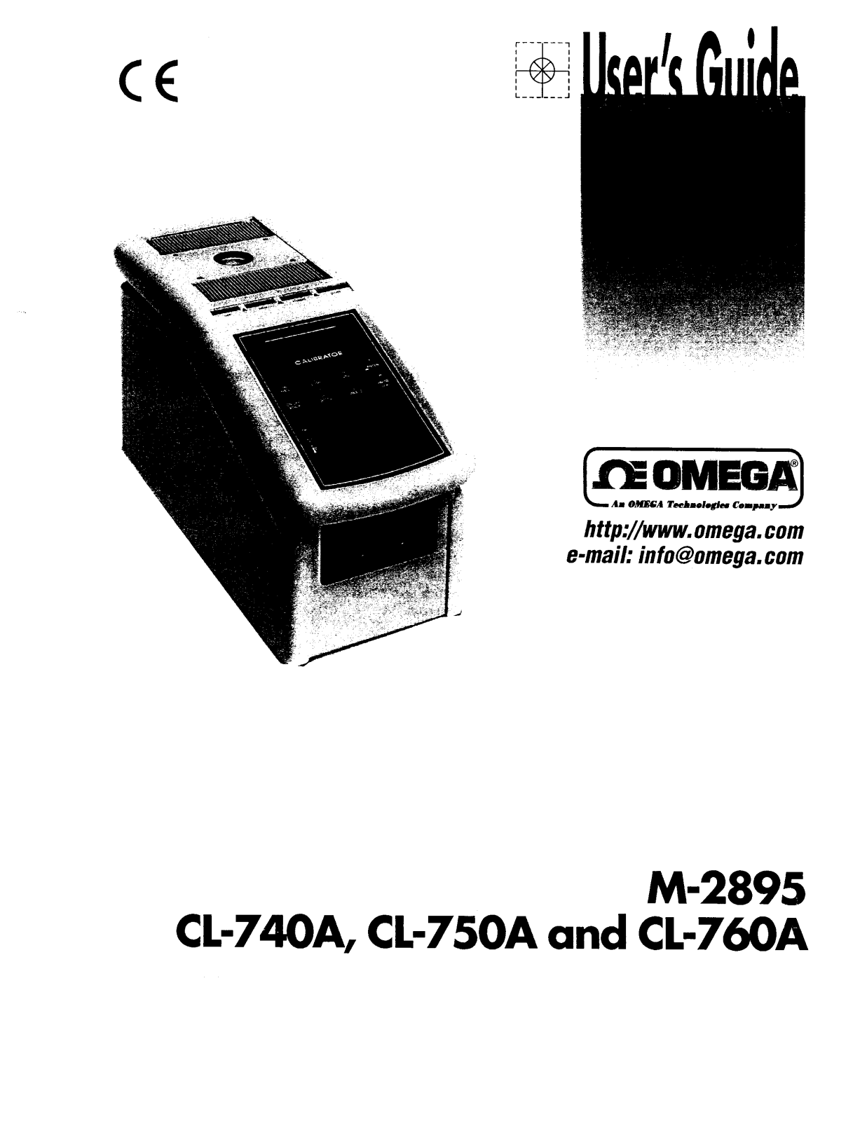 Omega CL-740A, CL-750A, CL-760A User guide - ManualMachine.com