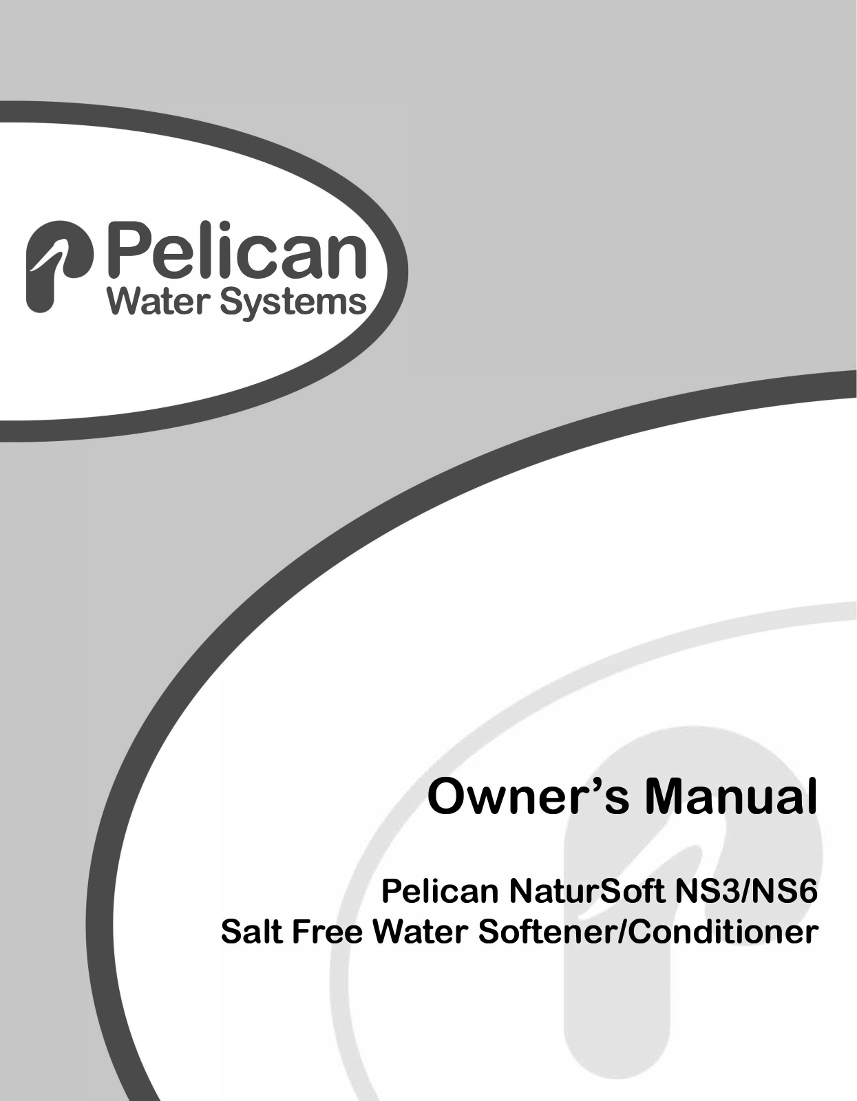 Pelican NaturSoft NS6, NaturSoft NS3 Owner's Manual