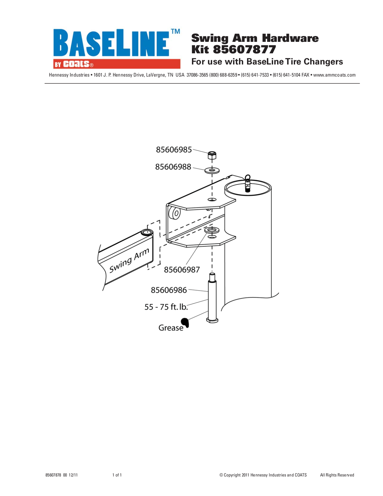 BASELINE Kit 85607877 User Manual