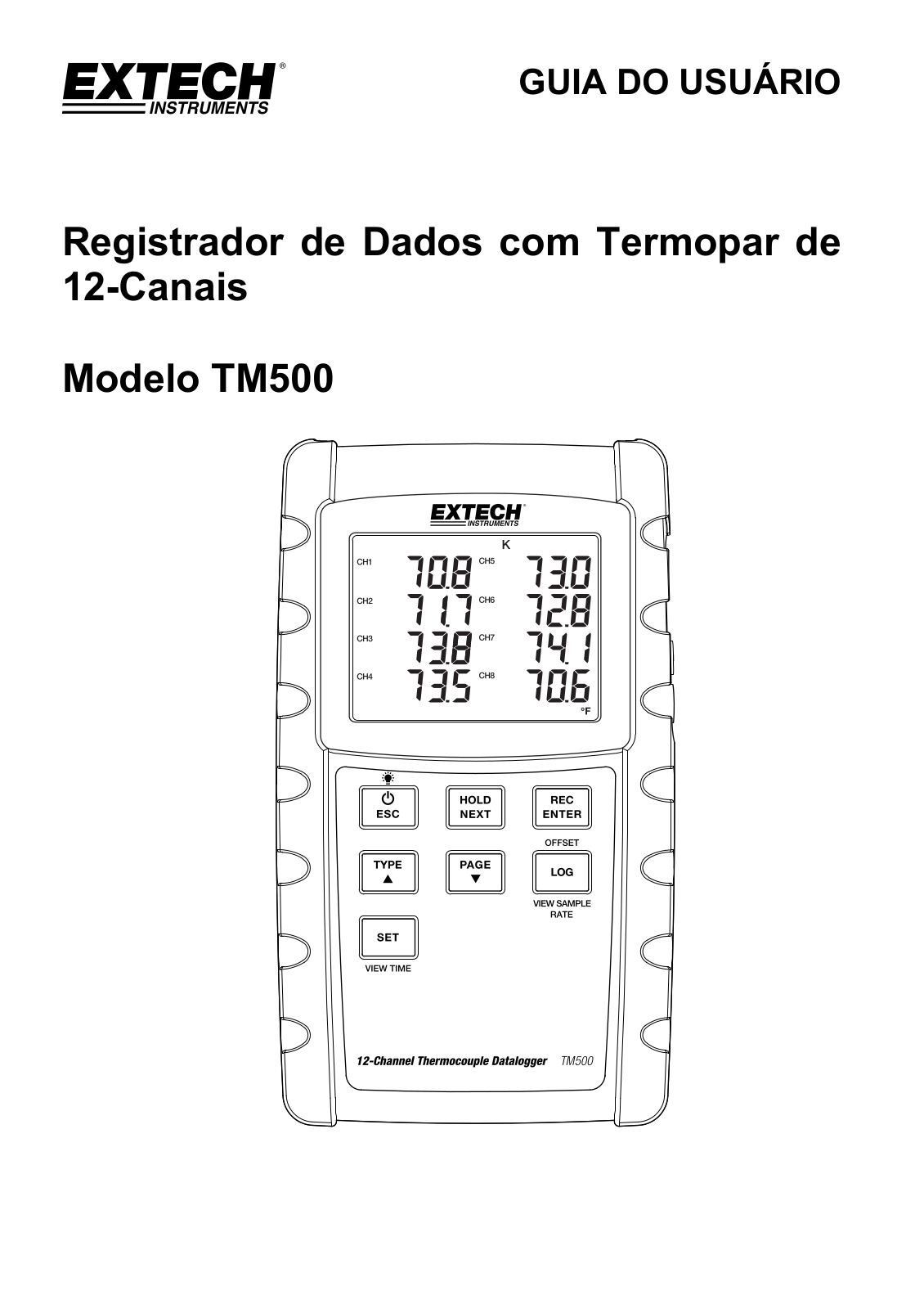 Extech TM500 User guide