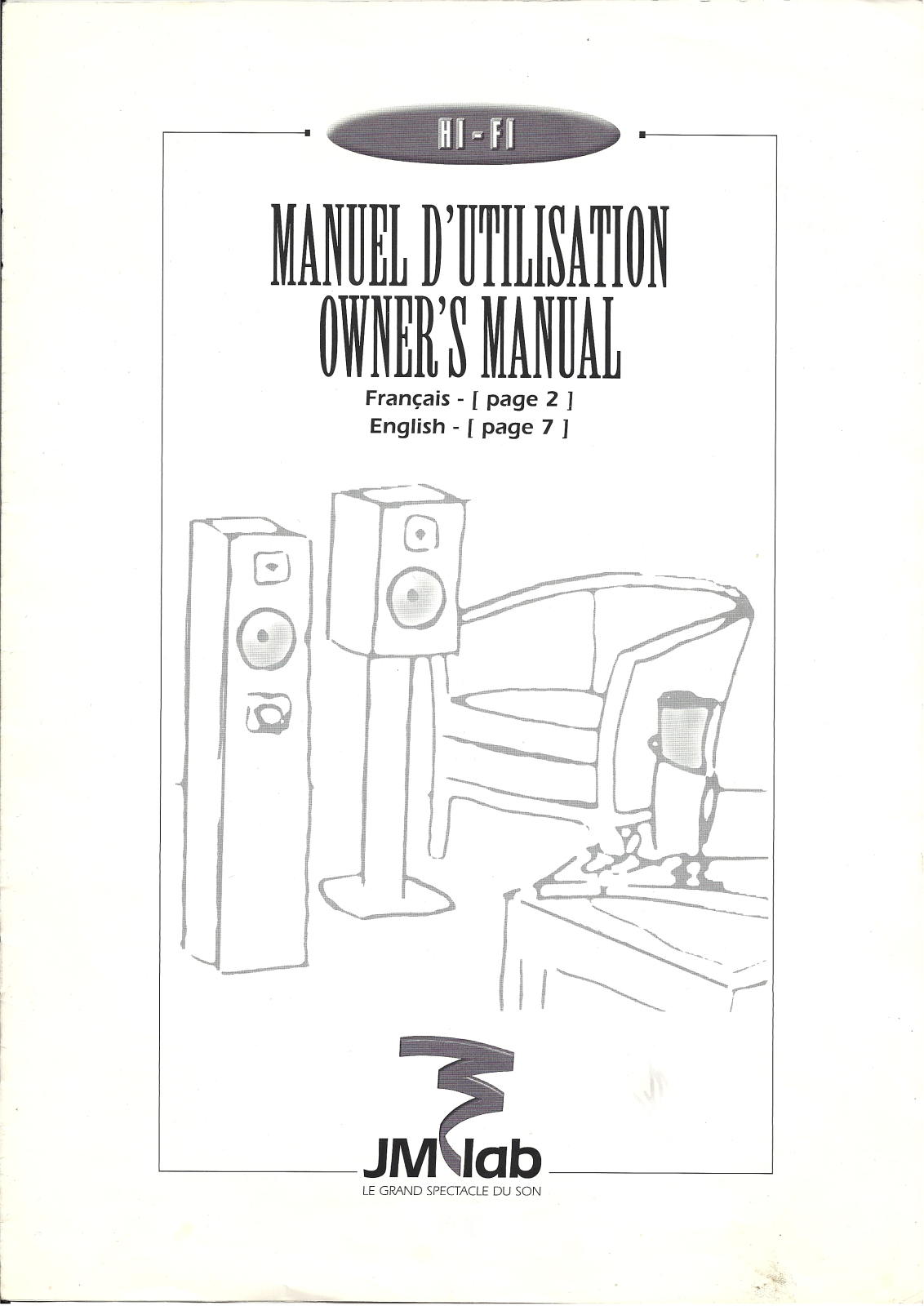 JM LAB Chorus 725, Chorus 706, Chorus 707, Chorus 715 User Manual