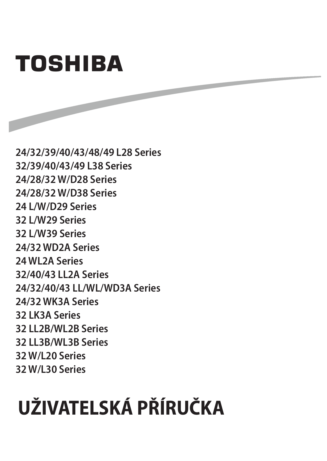 Toshiba 32L3063DG User Manual