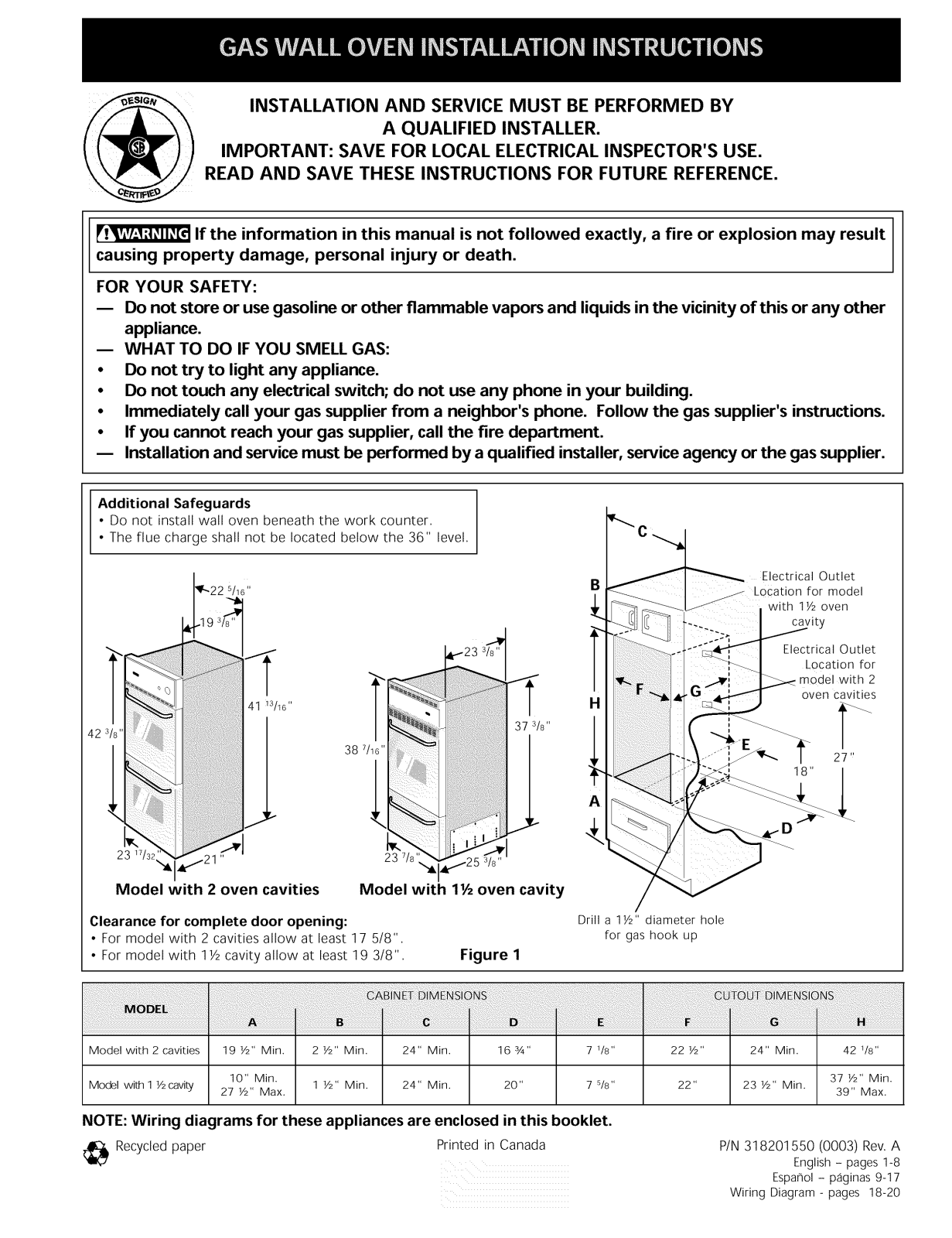 Frigidaire FGB500CGBB, FGB500CGSB, FGB504CHBA, FGB504CHBB, FGB504CHSA Installation Guide - ManualMachine.com