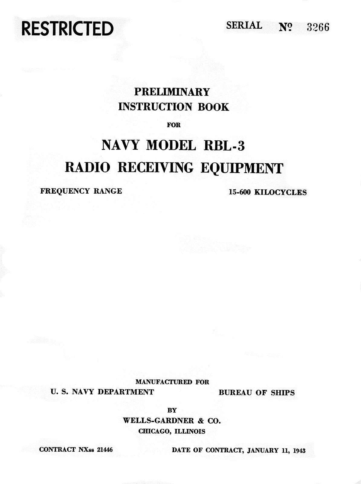 Military Surplus rigs RBL-3 User guide - ManualMachine.com