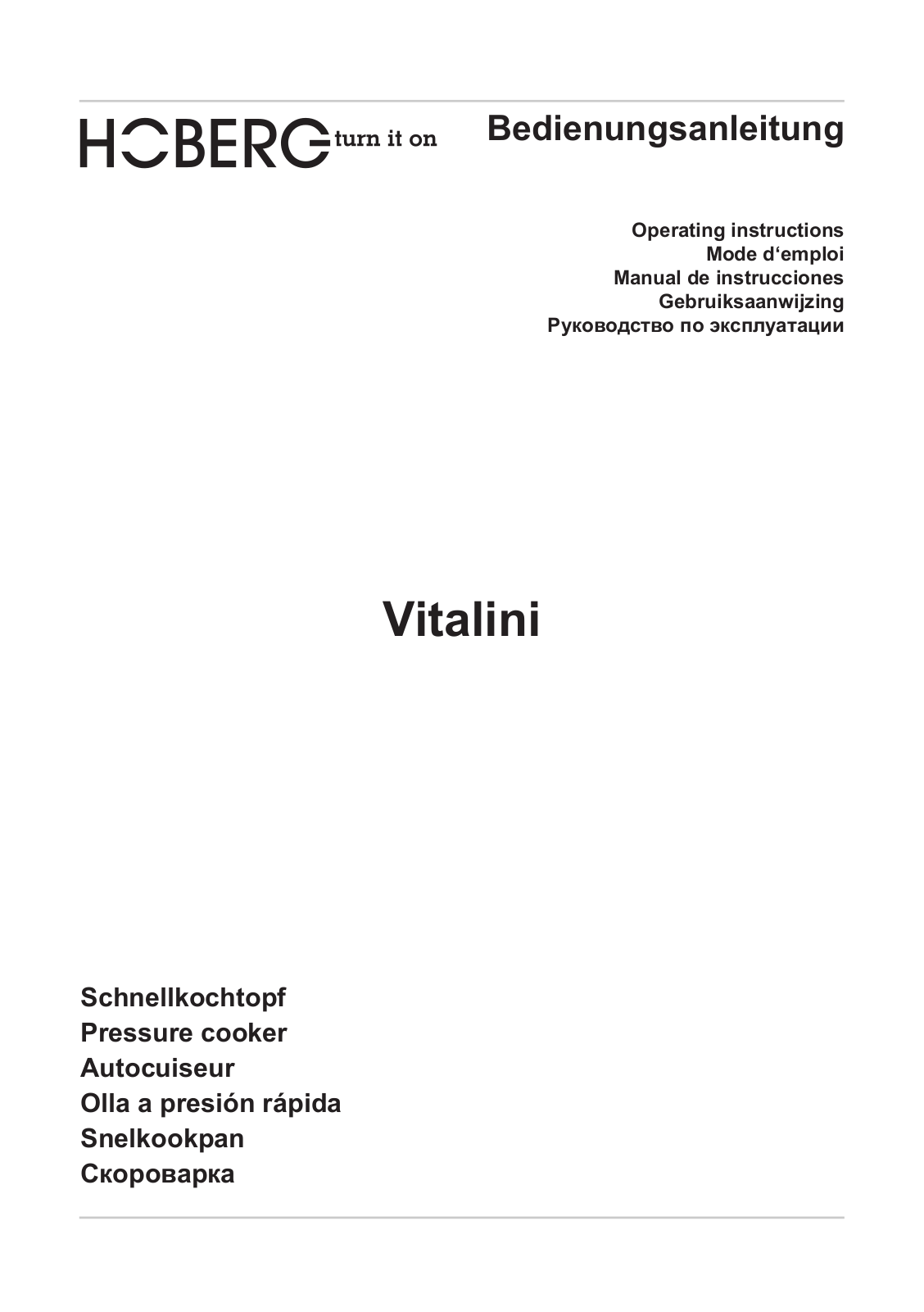 Beem Vitalini User Manual