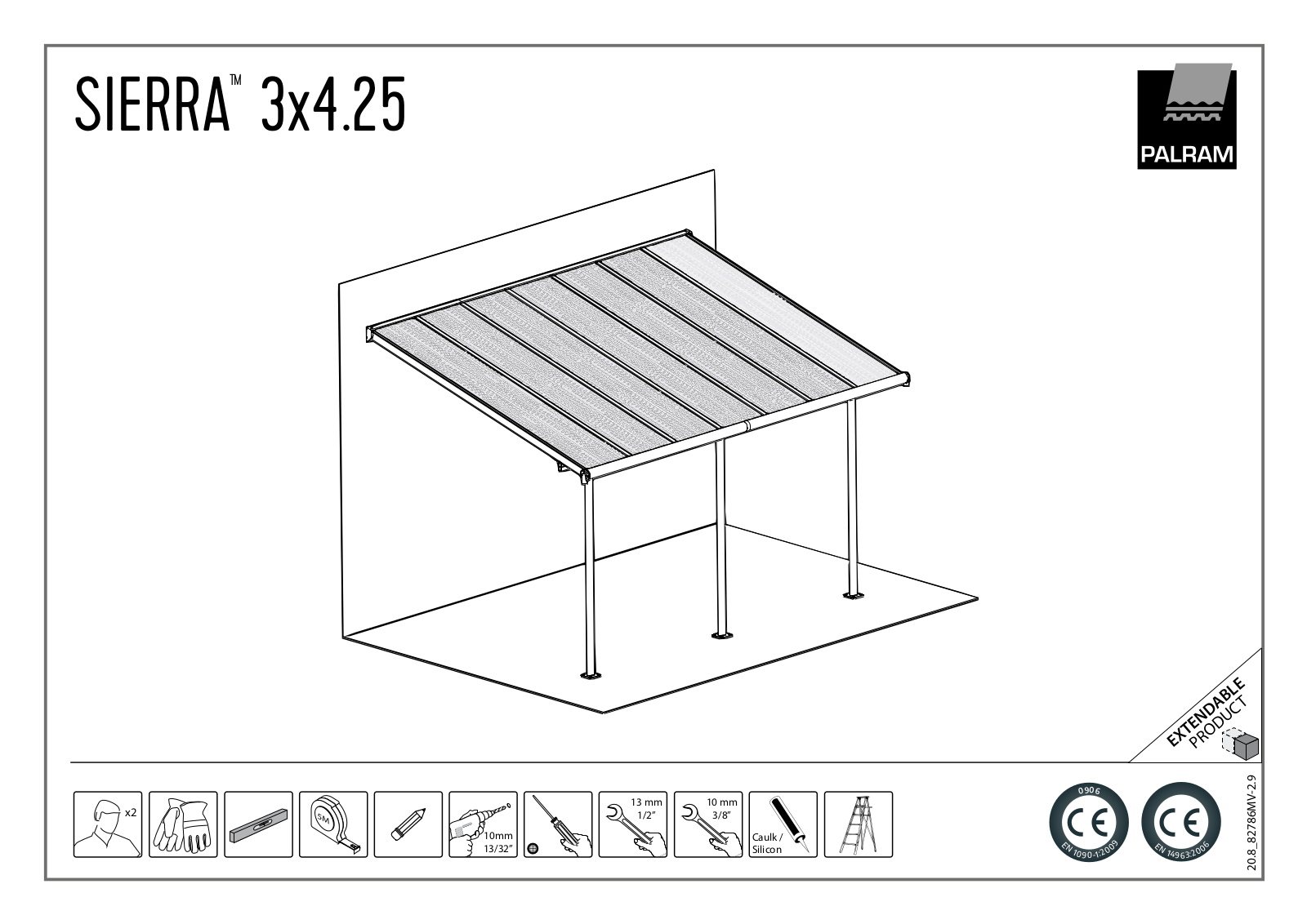 Palram SIERRA 3x4.25 User guide - ManualMachine.com