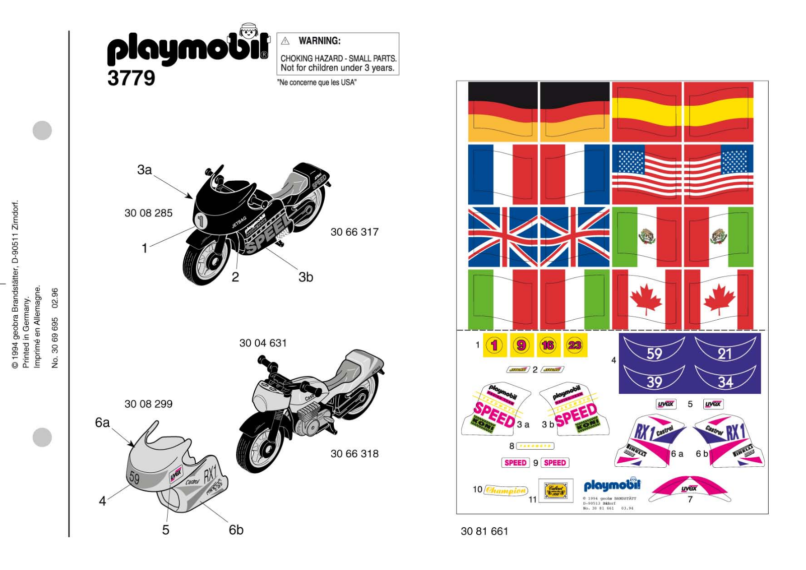 Playmobil 3779 Instructions