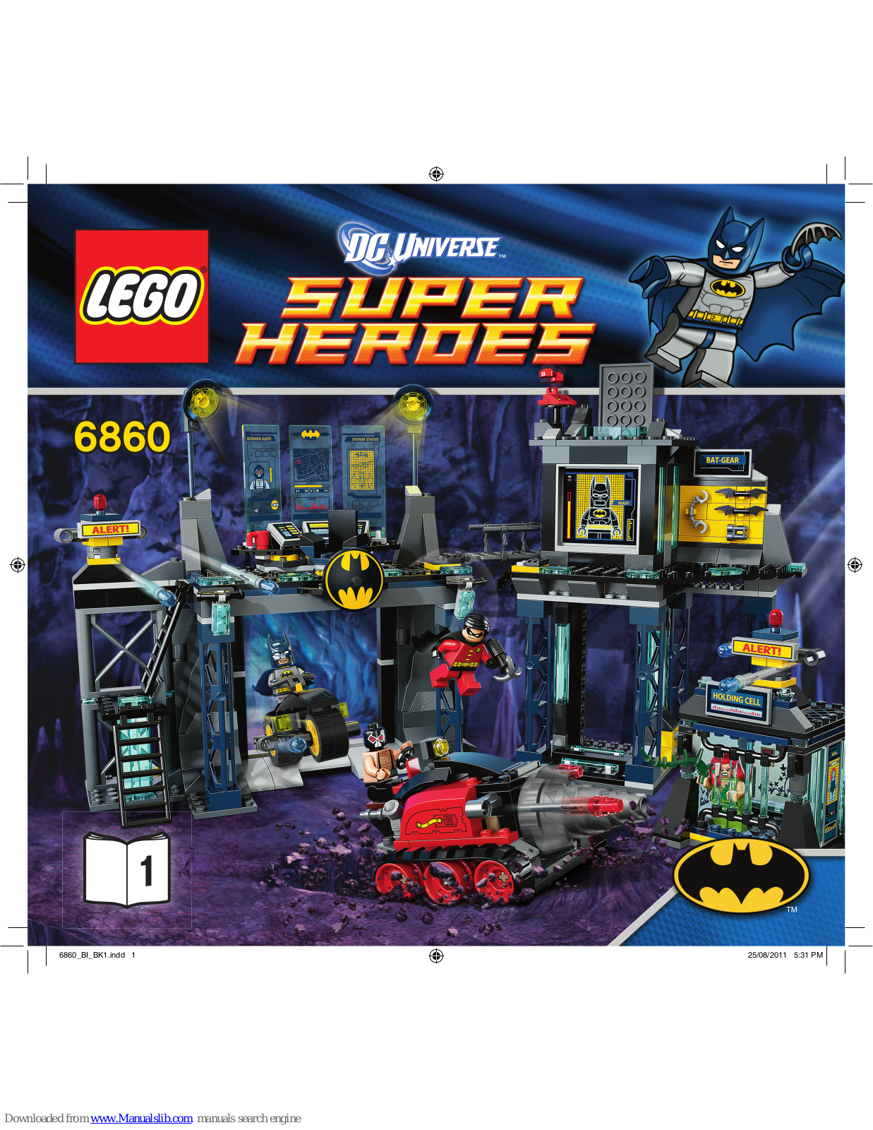 LEGO Super Heroes 6860, HERO FACTORY 6203 Instructions For Use Manual