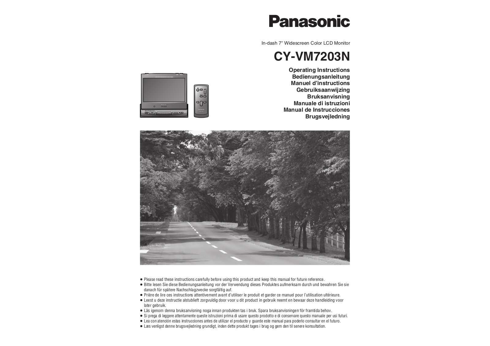 Panasonic CY-VM7203N User Manual