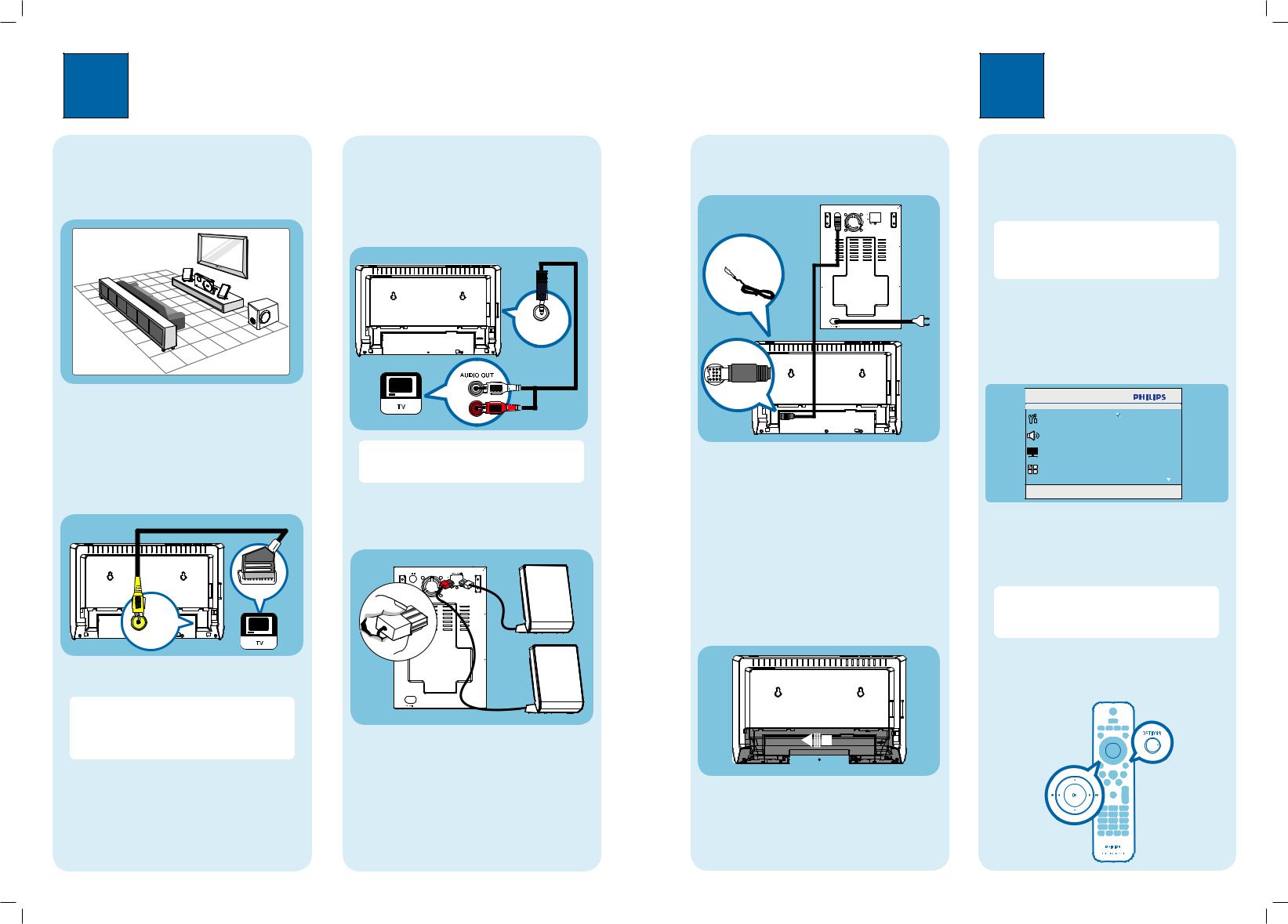 Philips HTS4600 Getting Started Guide