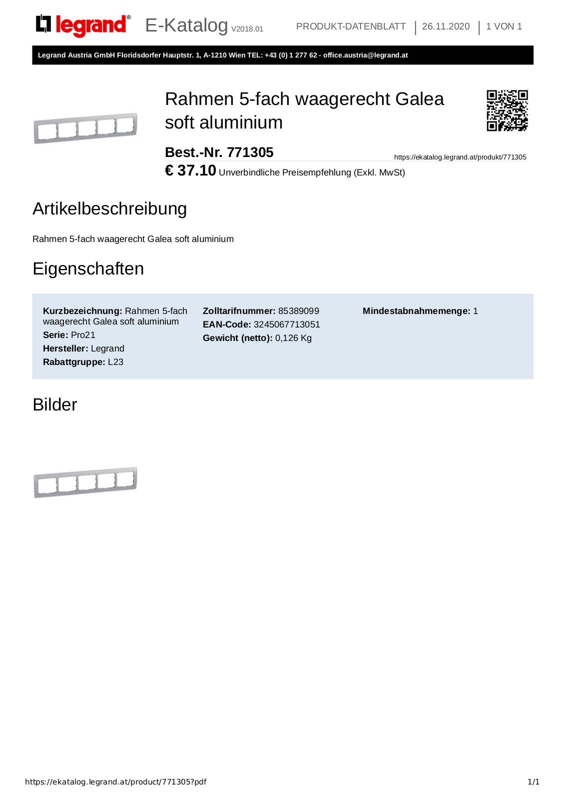 Legrand 771305 User Manual