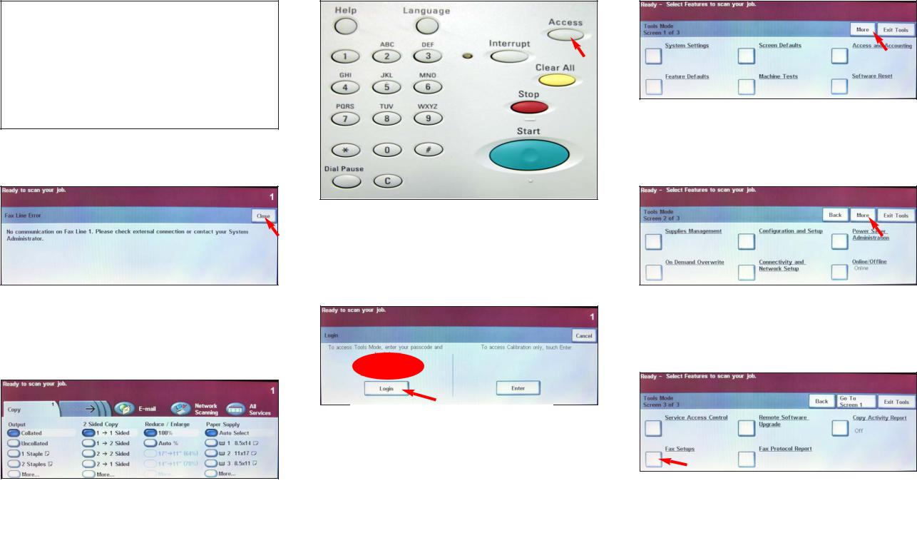 Xerox WORKCENTRE PRO C2128, WORKCENTRE PRO C3545, WORKCENTRE PRO C2636 Entering Local Terminal Information