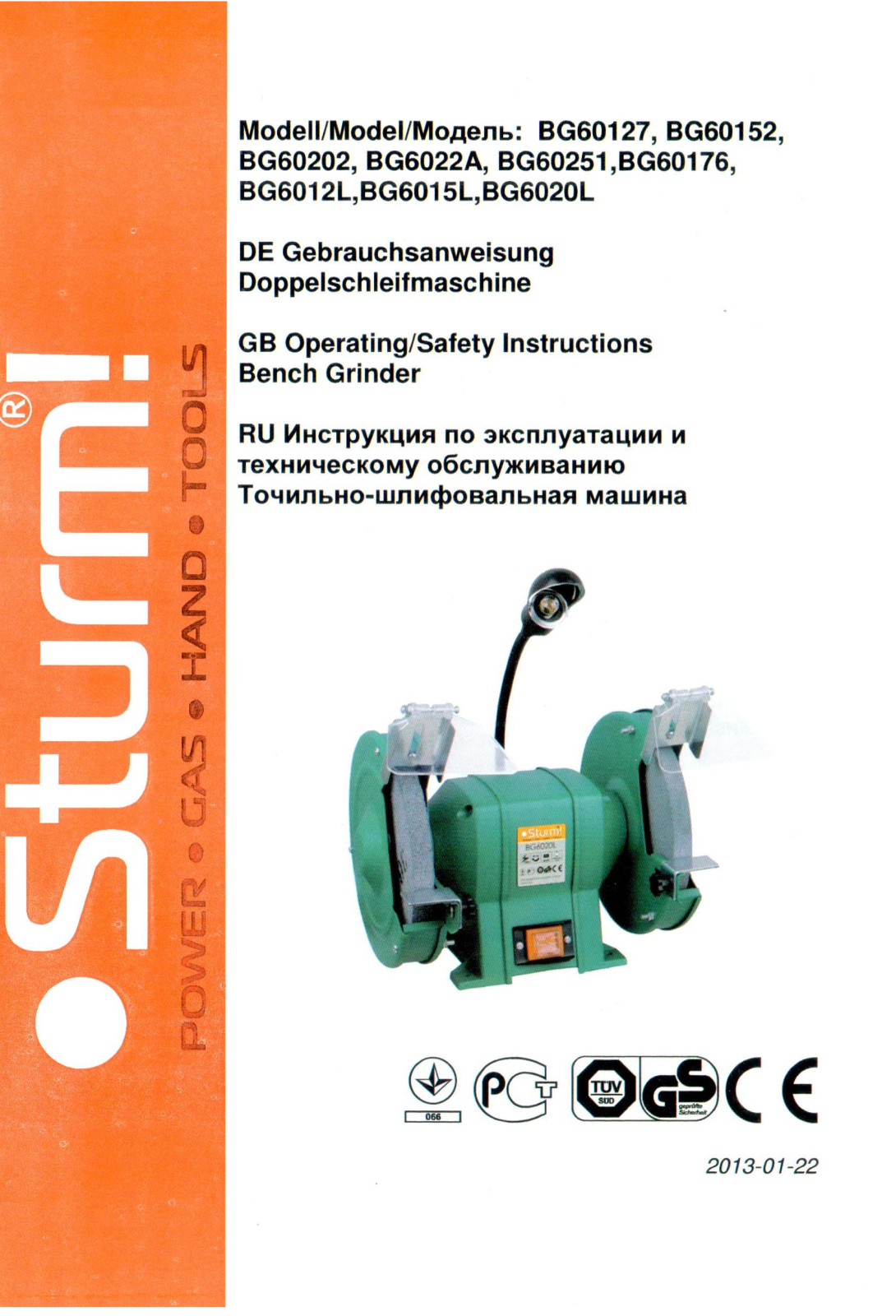 Sturm BG6022A User Manual