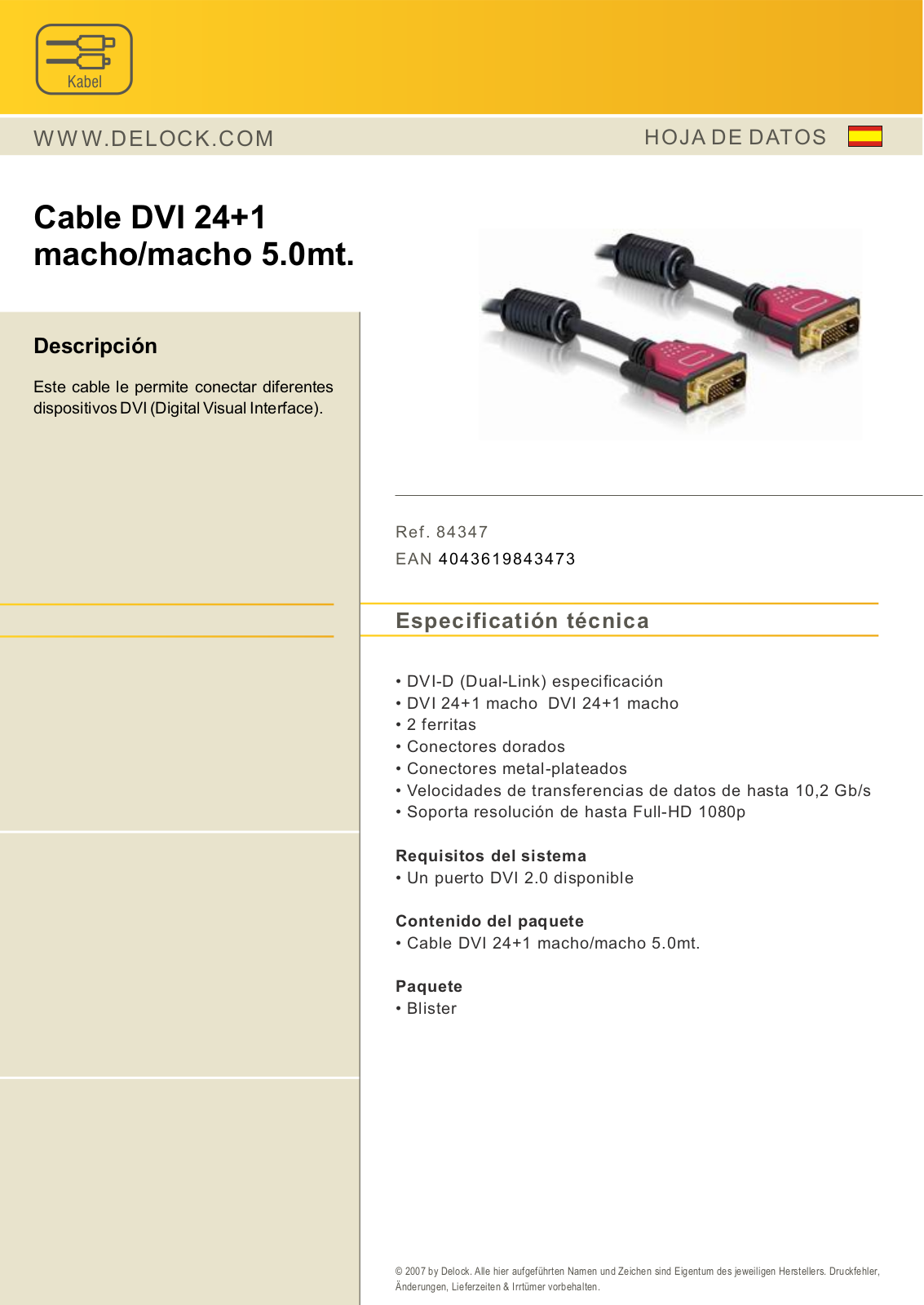 DeLOCK 84347 User Manual