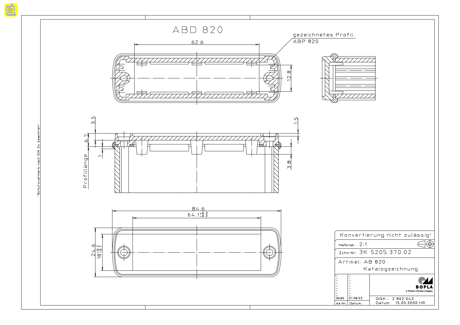 BOPLA ABD 820 Datasheet - ManualMachine.com