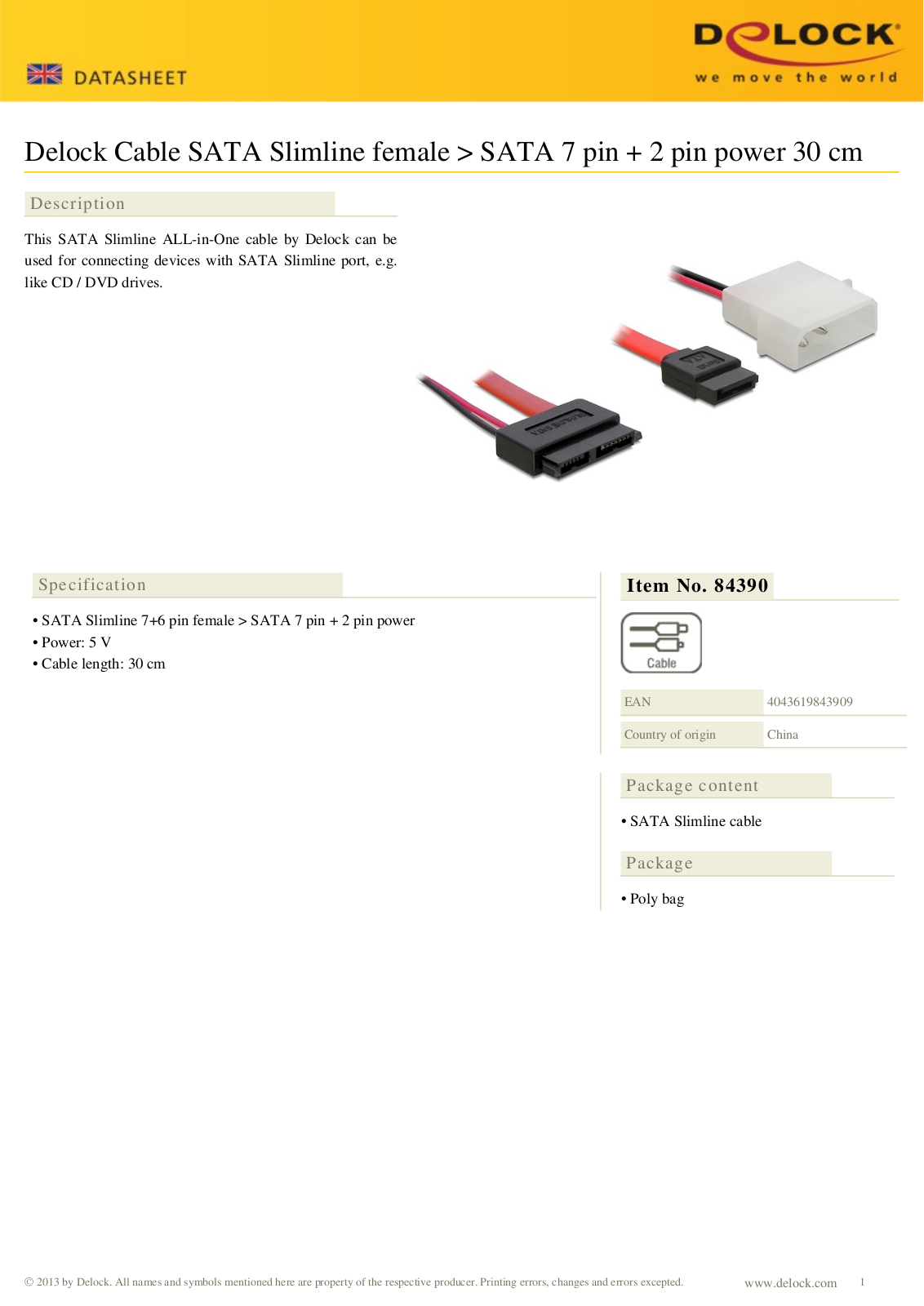 DeLOCK 84390 User Manual