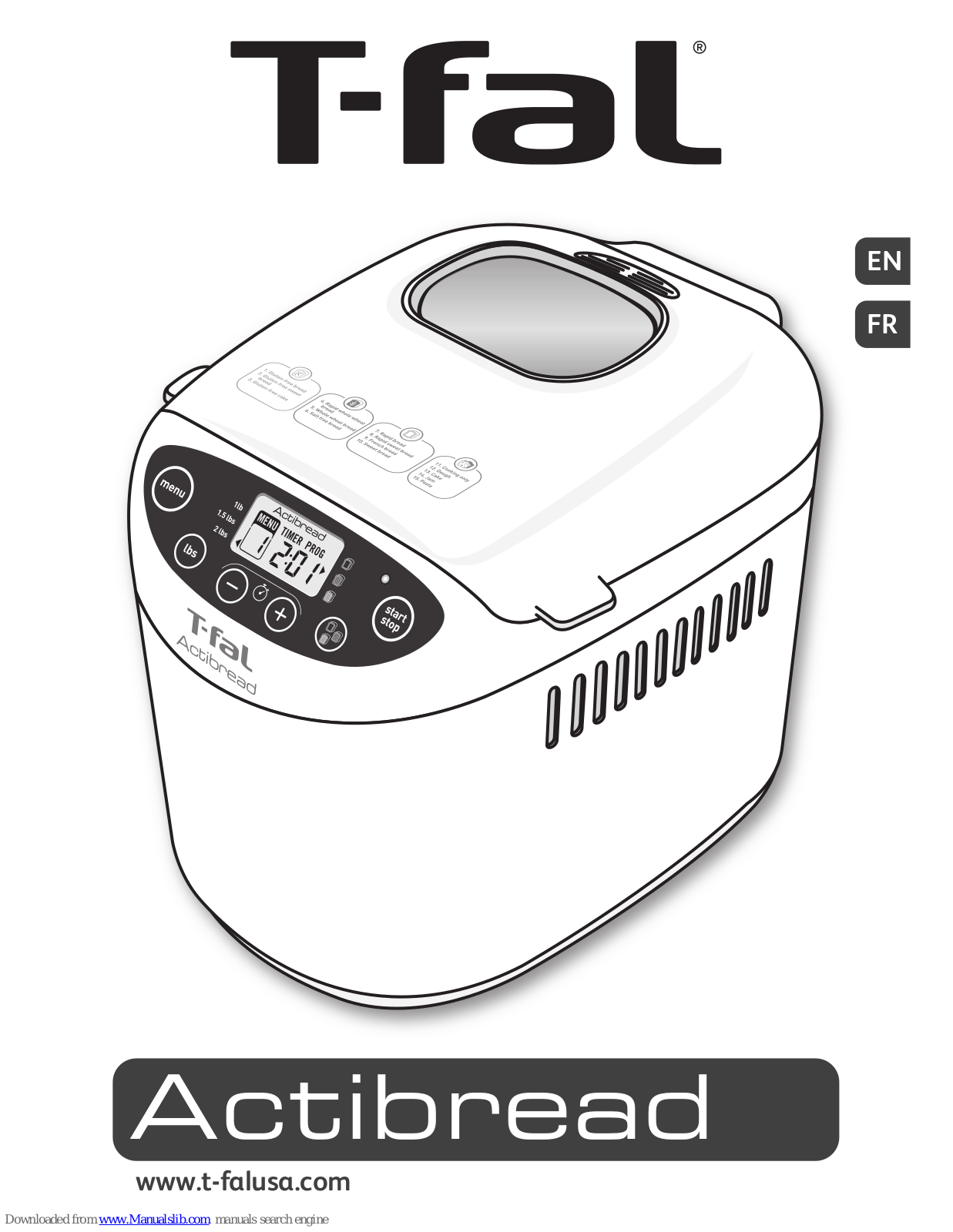 T-Fal Actibread Instructions Manual - ManualMachine.com