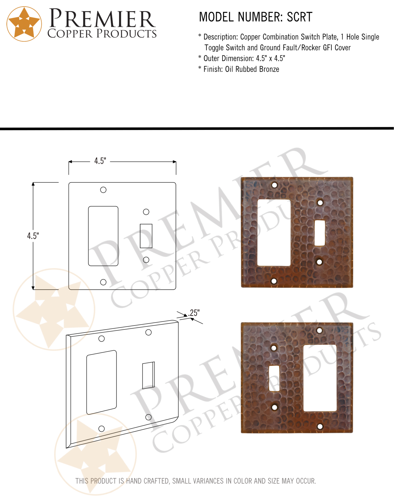 Premier Copper Products IER1710 Specifications - ManualMachine.com