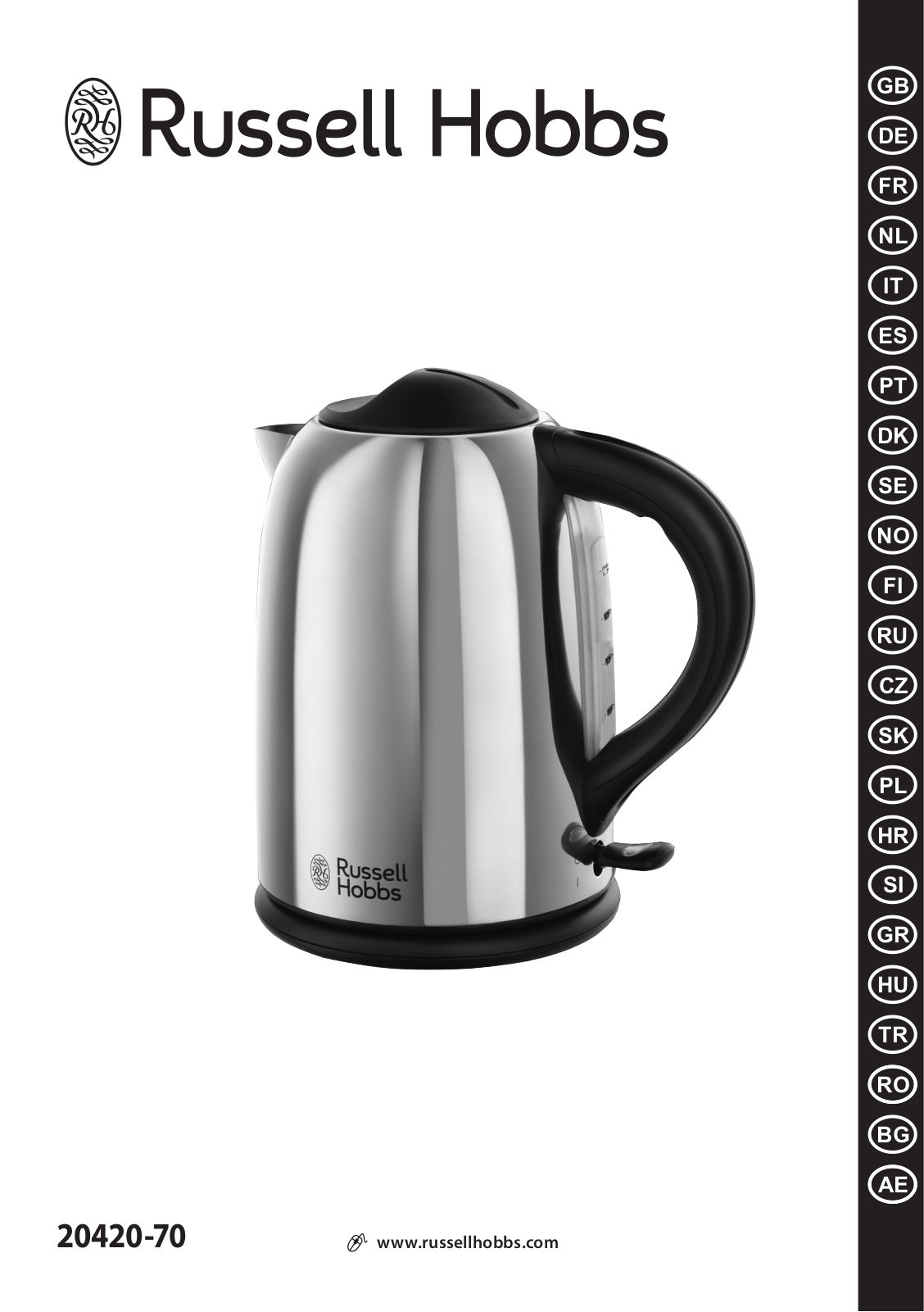 RUSSELL HOBBS 20420-70 User Manual