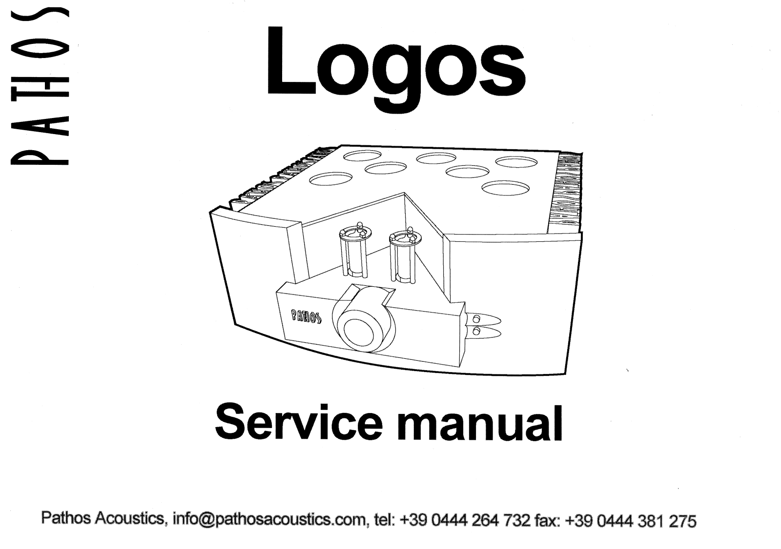 Pathos Acoustics Logos Service manual