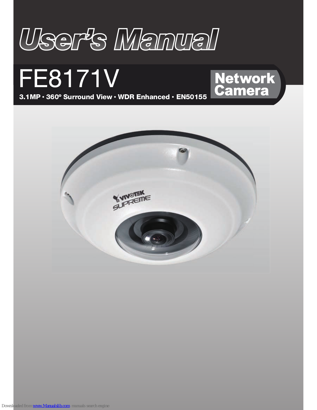 Vivotek Supreme FE817V, FE8171V User Manual - ManualMachine.com