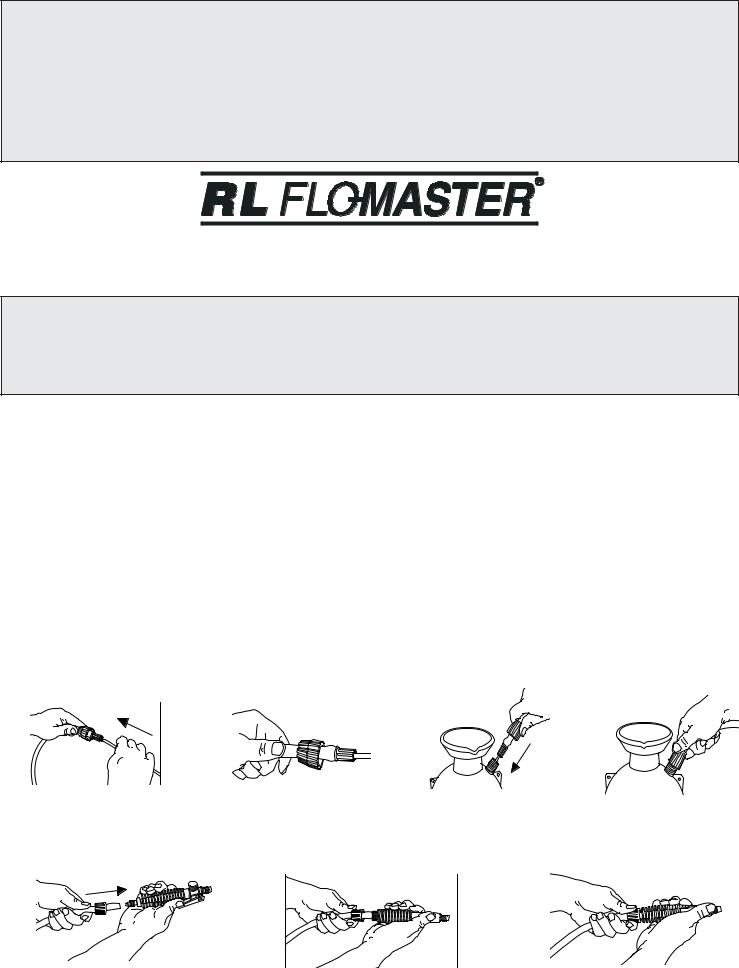 Rl flo-master 1401HD Manual