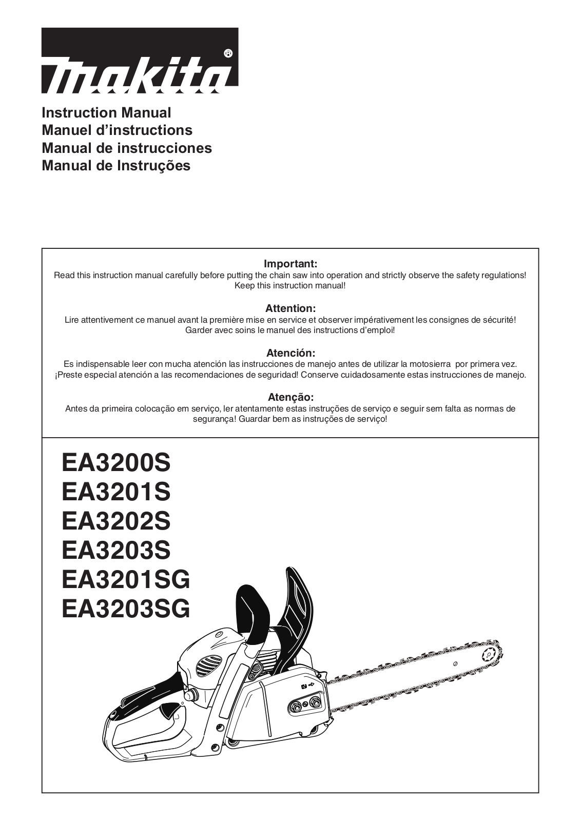 Makita EA3200S, EA3201S User Manual