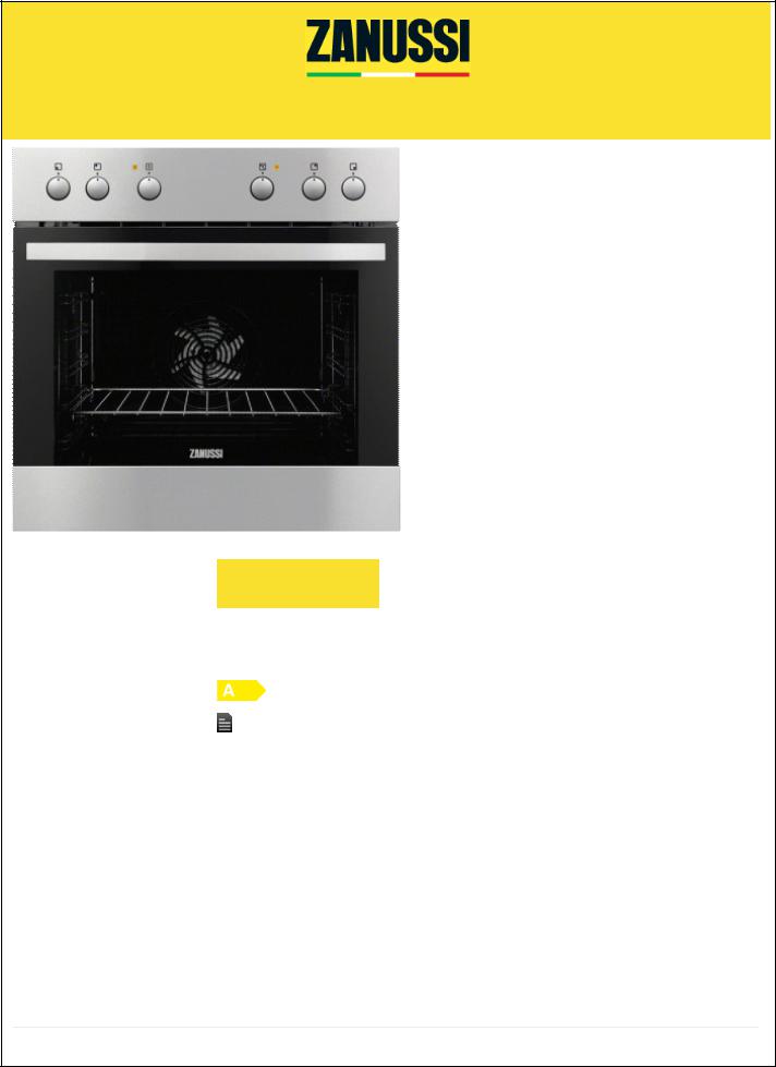 Zanussi ZOU30602XK User Manual