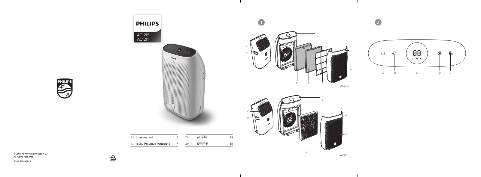 Philips AC1215-70 User Manual